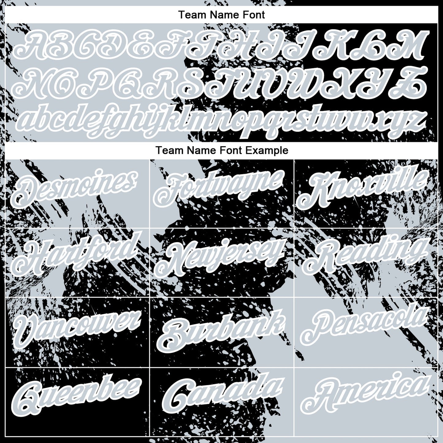 Custom Silver Black-White 3D Pattern Design Abstract Brush Stroke Performance Polo Shirt view 4