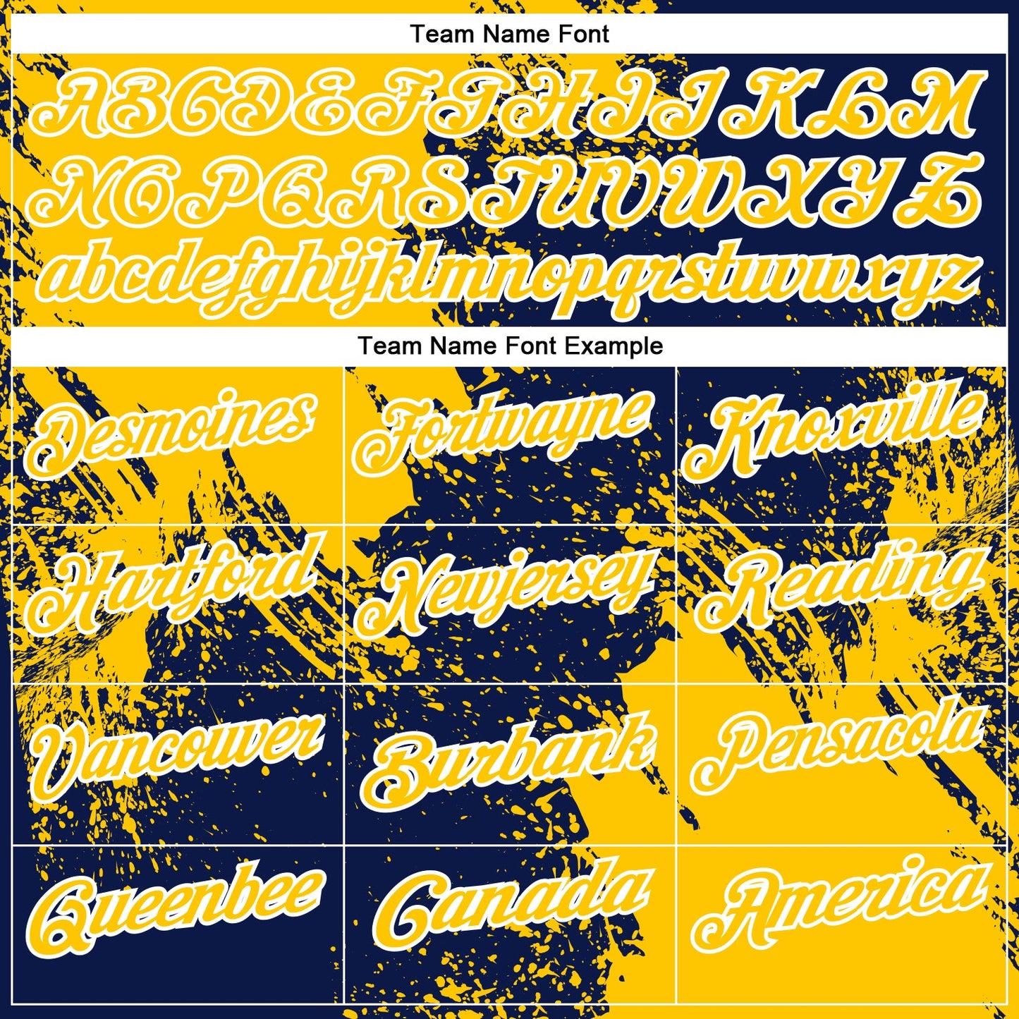 Custom Yellow Navy-White 3D Pattern Design Abstract Brush Stroke Performance Polo Shirt view 4