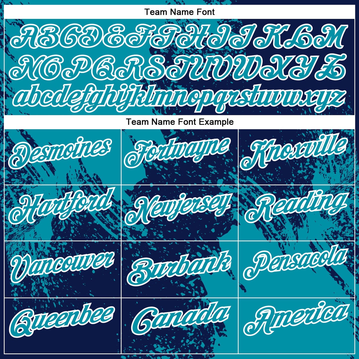 Custom Teal Navy-White 3D Pattern Design Abstract Brush Stroke Performance Polo Shirt view 4