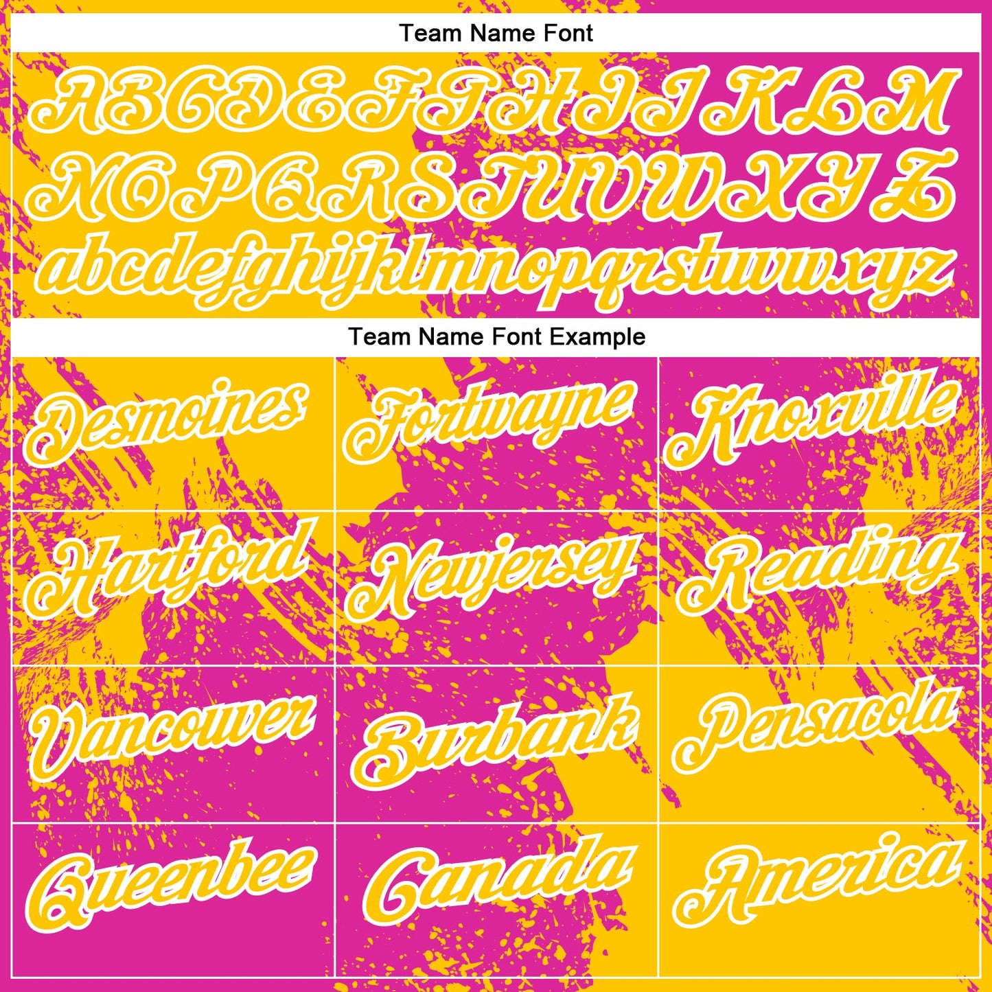 Custom Yellow Deep Pink-White 3D Pattern Design Abstract Brush Stroke Performance Polo Shirt view 4