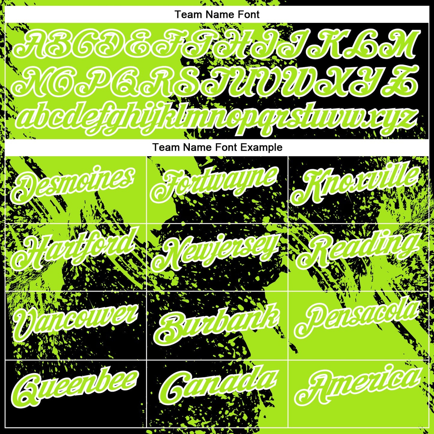 Custom Neon Green Black-White 3D Pattern Design Abstract Brush Stroke Performance Polo Shirt view 4