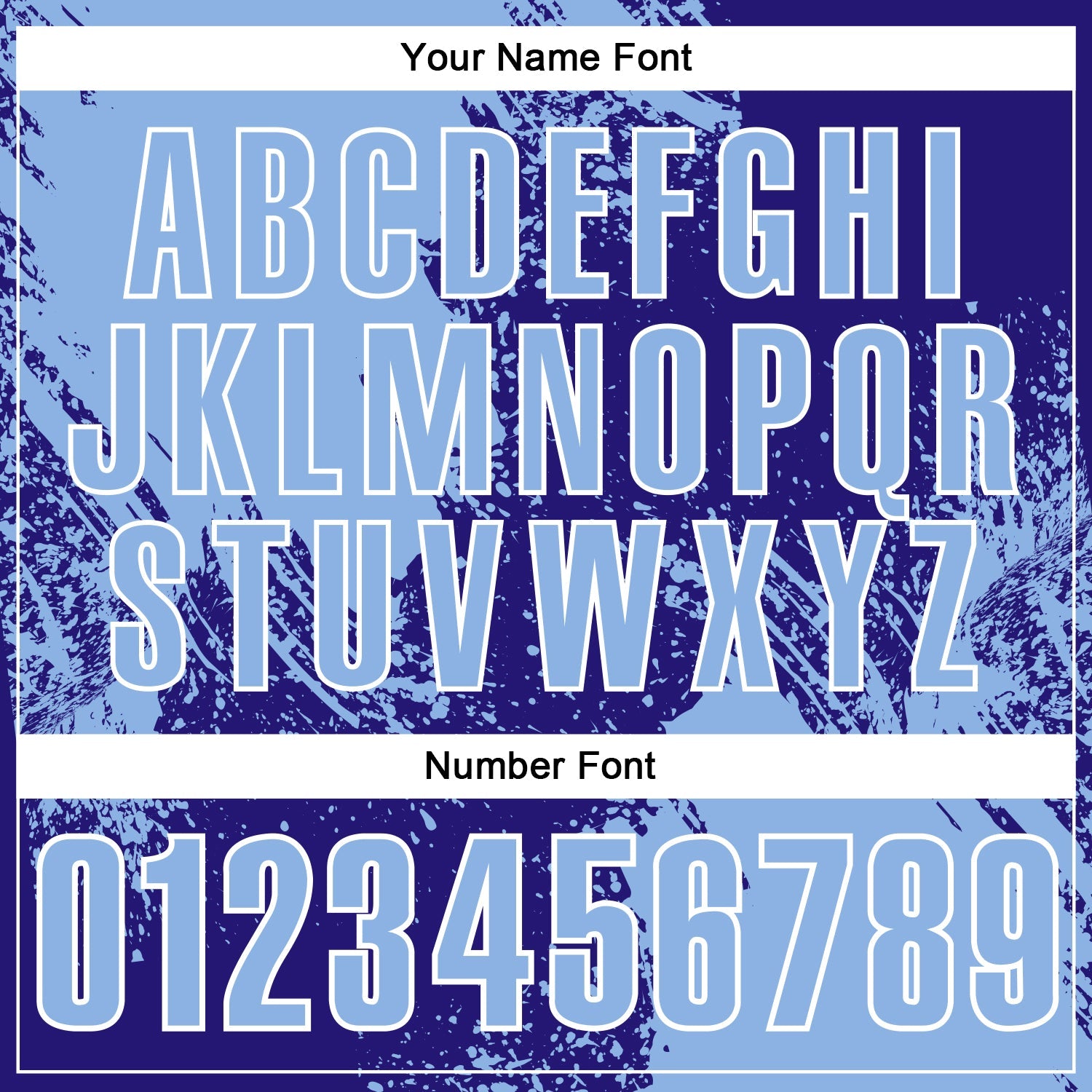 Custom Light Blue Dark Purple-White 3D Pattern Design Abstract Brush Stroke Performance Polo Shirt view 5