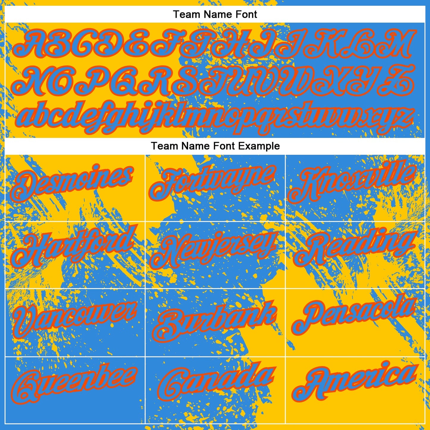 Custom Yellow Powder Blue-Orange 3D Pattern Design Abstract Brush Stroke Performance Polo Shirt view 4
