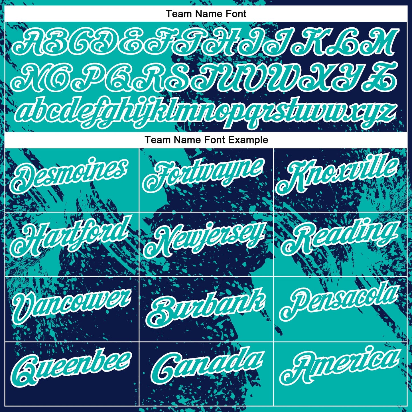 Custom Aqua Navy-White 3D Pattern Design Abstract Brush Stroke Performance Polo Shirt view 4