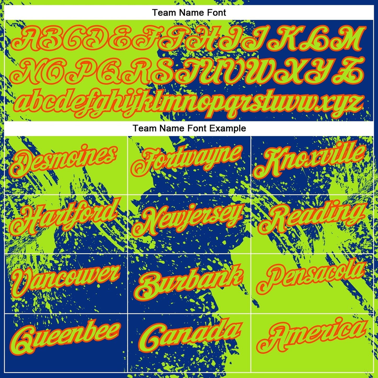Custom Neon Green Royal-Orange 3D Pattern Design Abstract Brush Stroke Performance Polo Shirt view 4