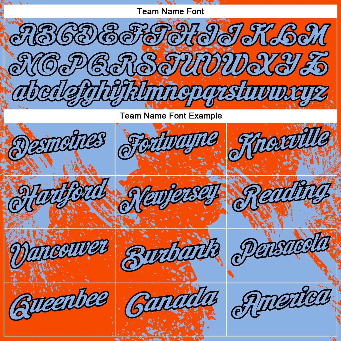 Custom Light Blue Orange-Black 3D Pattern Design Abstract Brush Stroke Performance Polo Shirt view 4