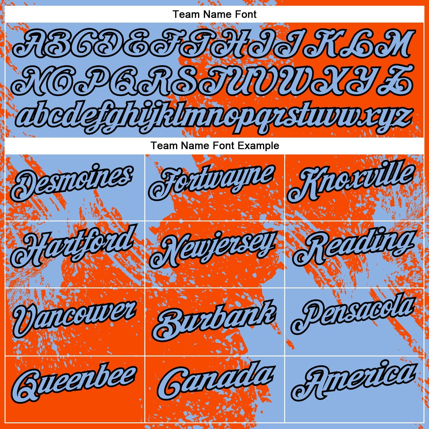 Custom Light Blue Orange-Black 3D Pattern Design Abstract Brush Stroke Performance Polo Shirt view 4