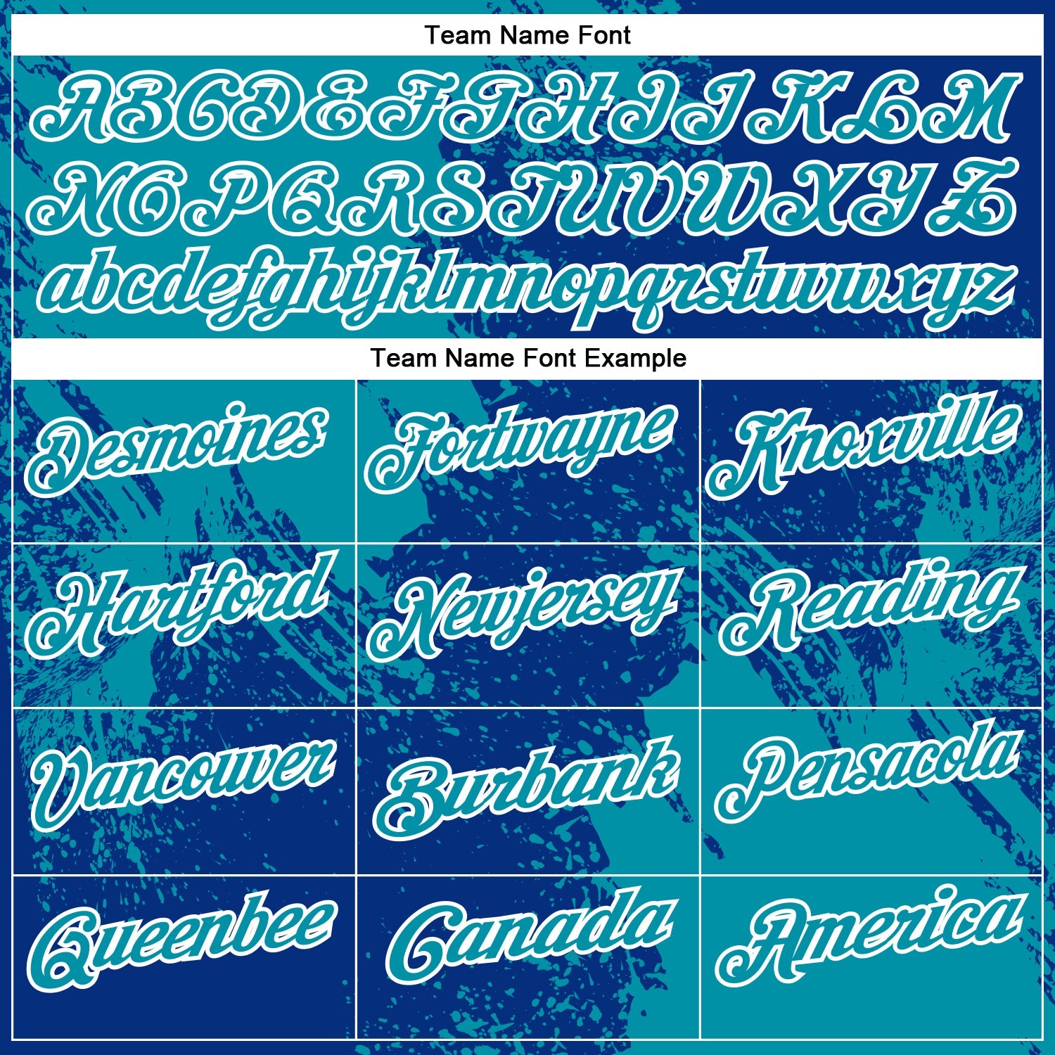 Custom Teal Royal-White 3D Pattern Design Abstract Brush Stroke Performance Polo Shirt view 4