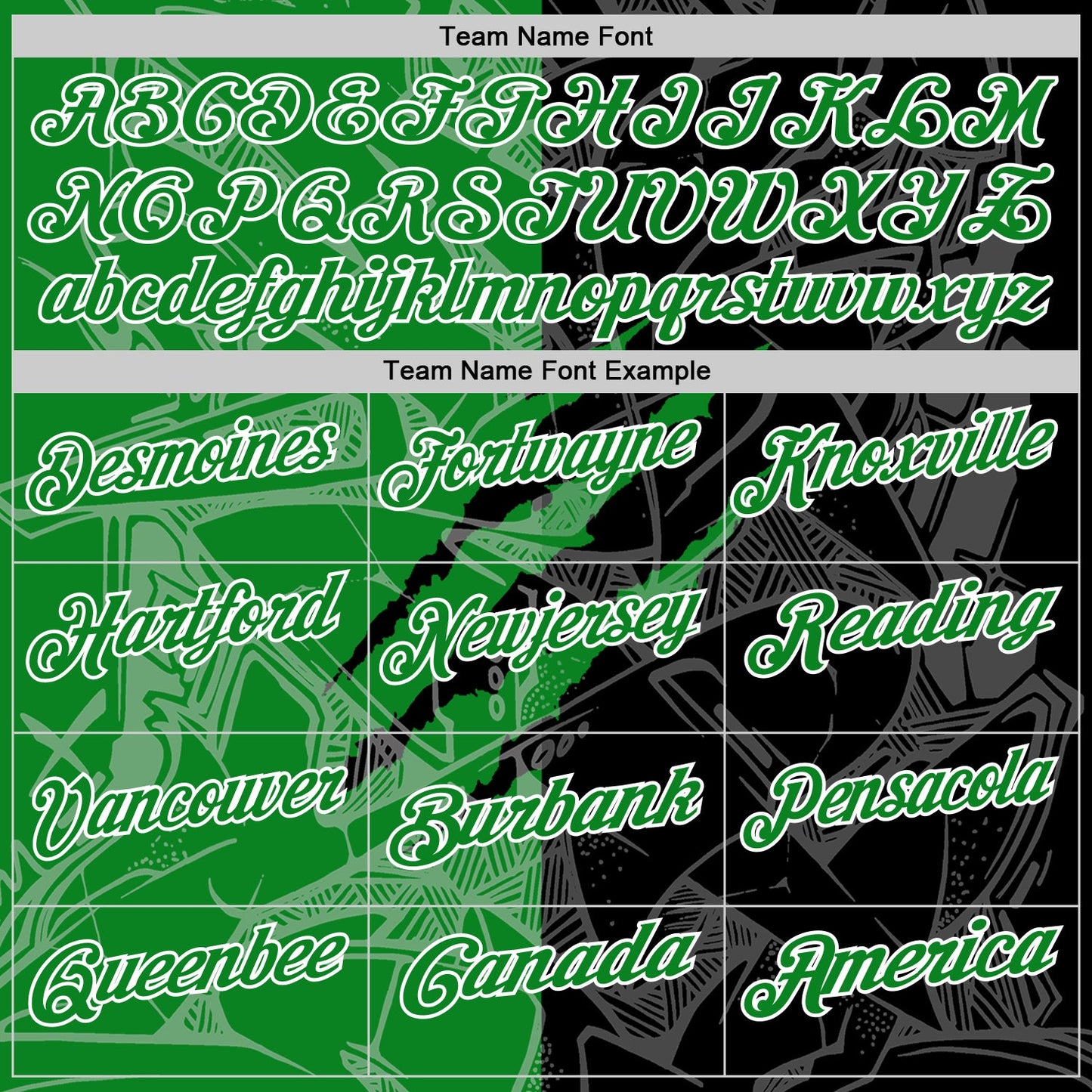 Custom Graffiti Pattern Grass Green Black-White 3D Scratch Performance Polo Shirt view 4