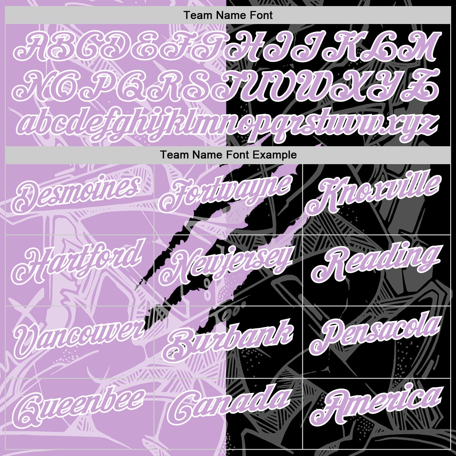 Custom Graffiti Pattern Light Purple Black-White 3D Scratch Performance Polo Shirt view 4