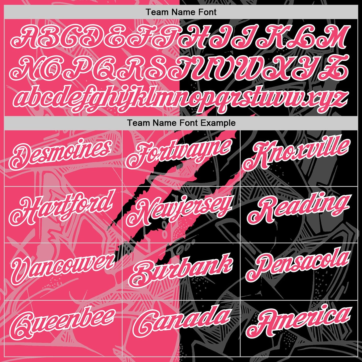 Custom Graffiti Pattern Neon Pink Black-White 3D Scratch Performance Polo Shirt view 4