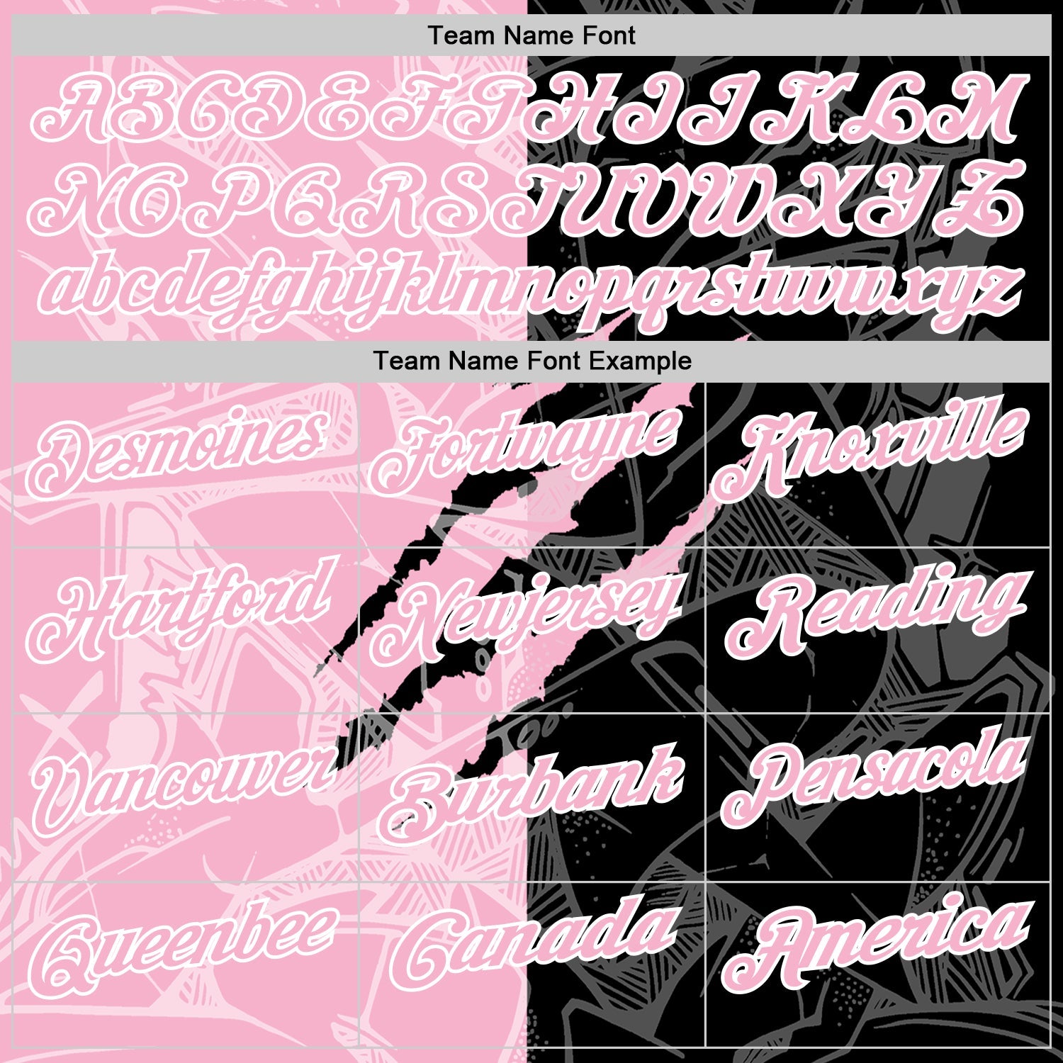 Custom Graffiti Pattern Light Pink Black-White 3D Scratch Performance Polo Shirt view 4