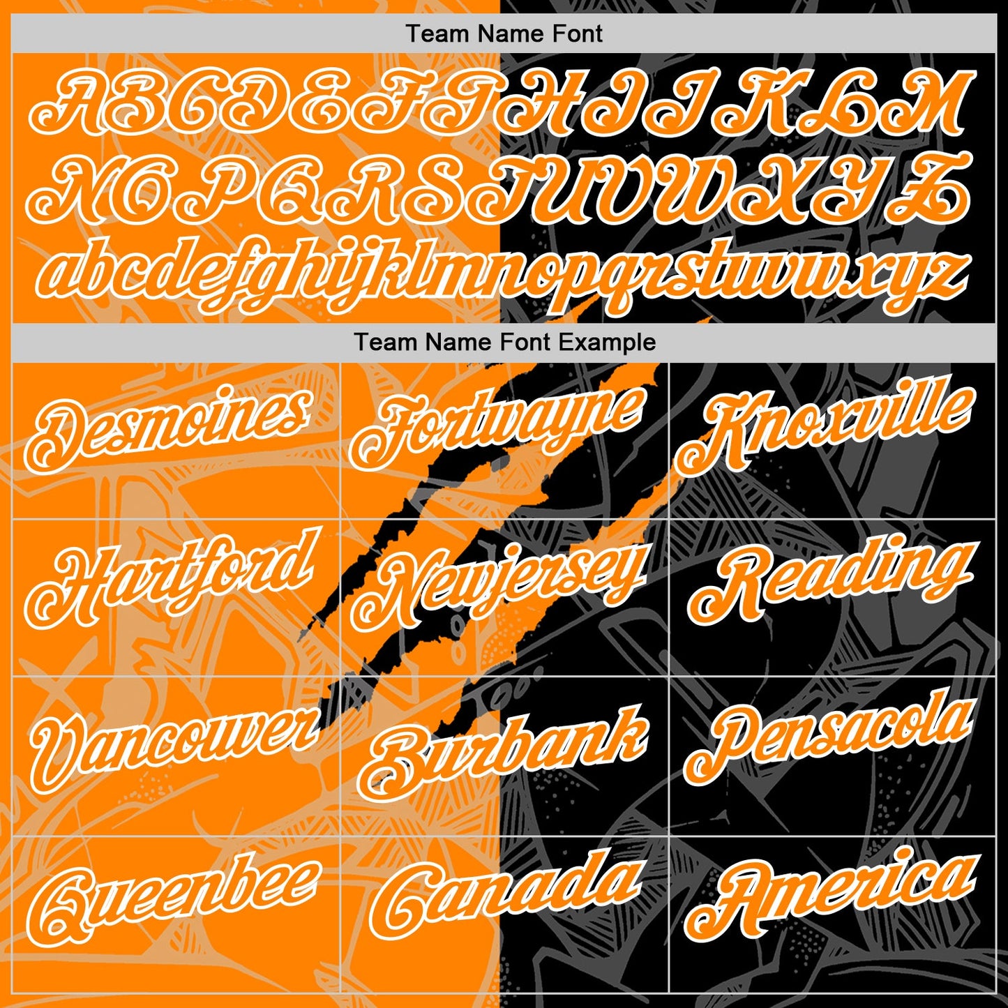 Custom Graffiti Pattern Bay Orange Black-White 3D Scratch Performance Polo Shirt view 4