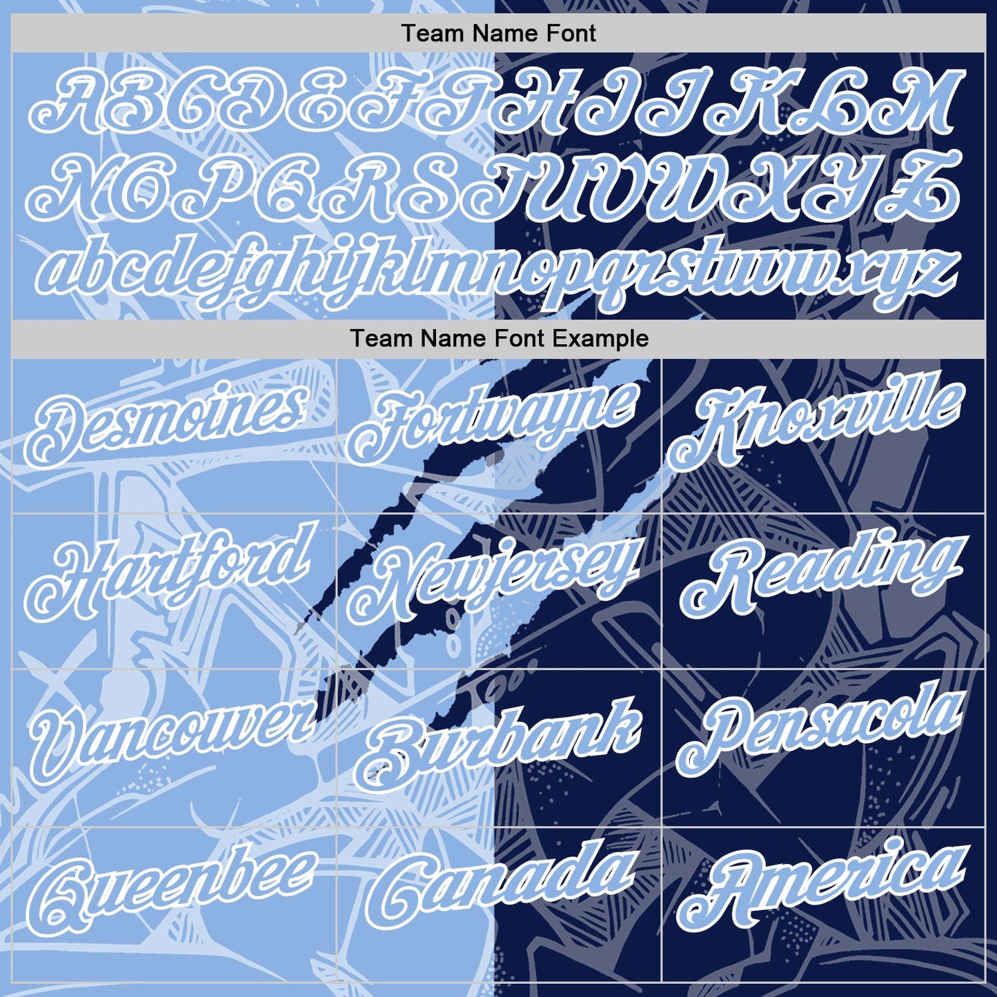 Custom Graffiti Pattern Light Blue Navy-White 3D Scratch Performance Polo Shirt view 4