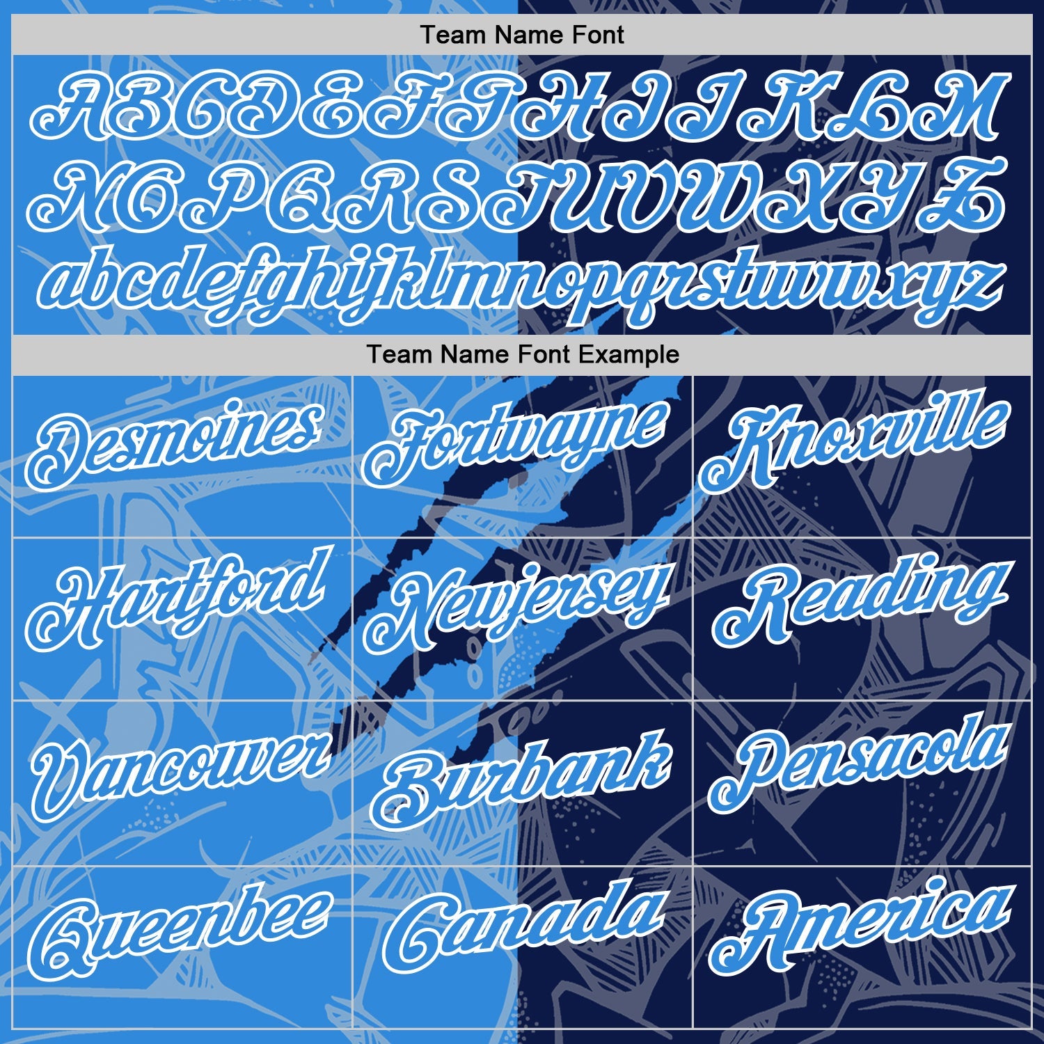 Custom Graffiti Pattern Powder Blue Navy-White 3D Scratch Performance Polo Shirt view 4