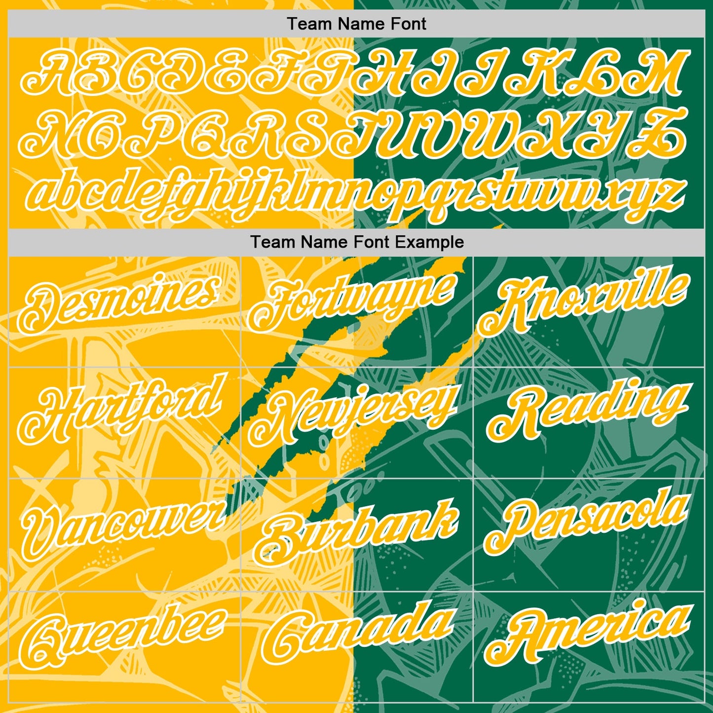 Custom Graffiti Pattern Gold Kelly Green-White 3D Scratch Performance Polo Shirt view 4