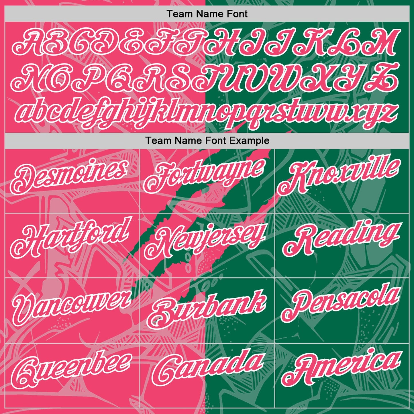 Custom Graffiti Pattern Neon Pink Kelly Green-White 3D Scratch Performance Polo Shirt view 4