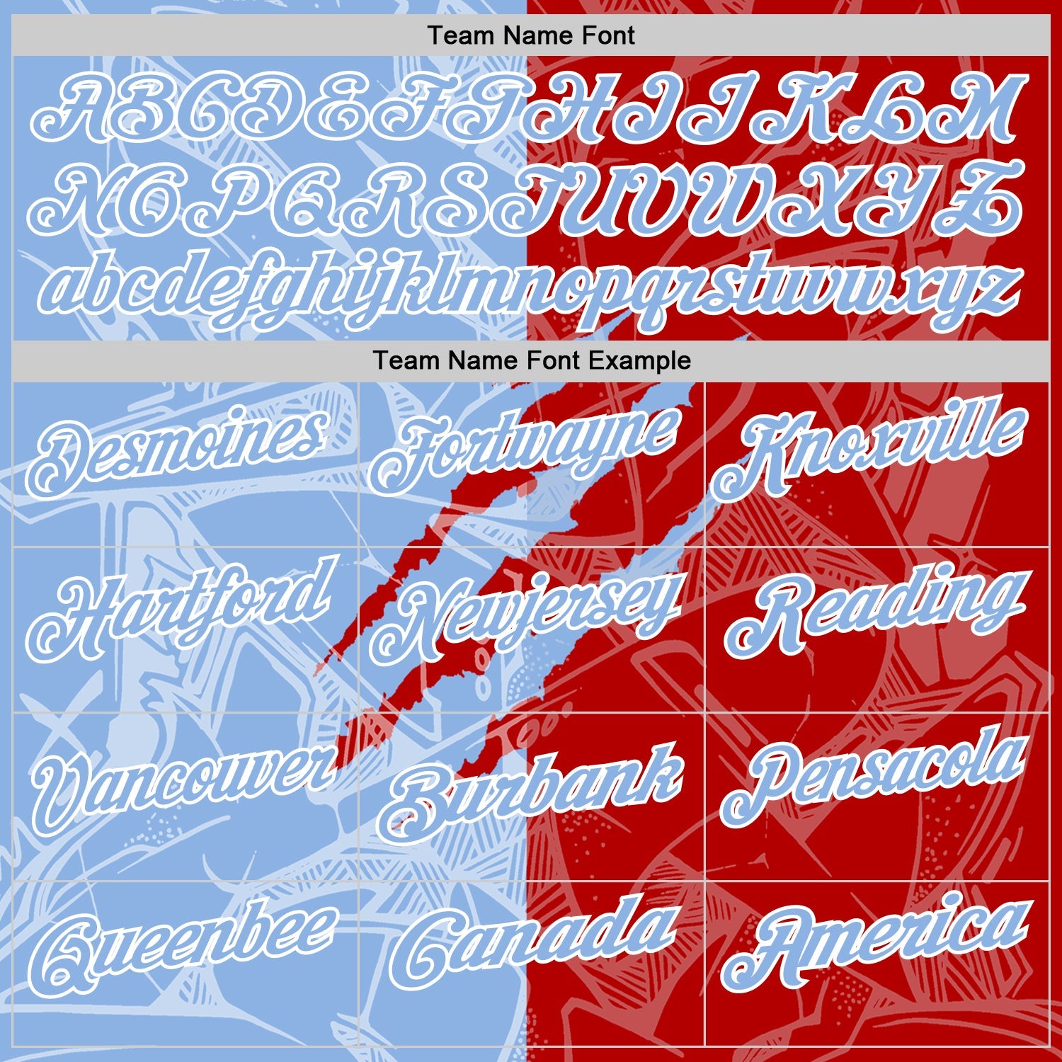 Custom Graffiti Pattern Light Blue Red-White 3D Scratch Performance Polo Shirt view 4
