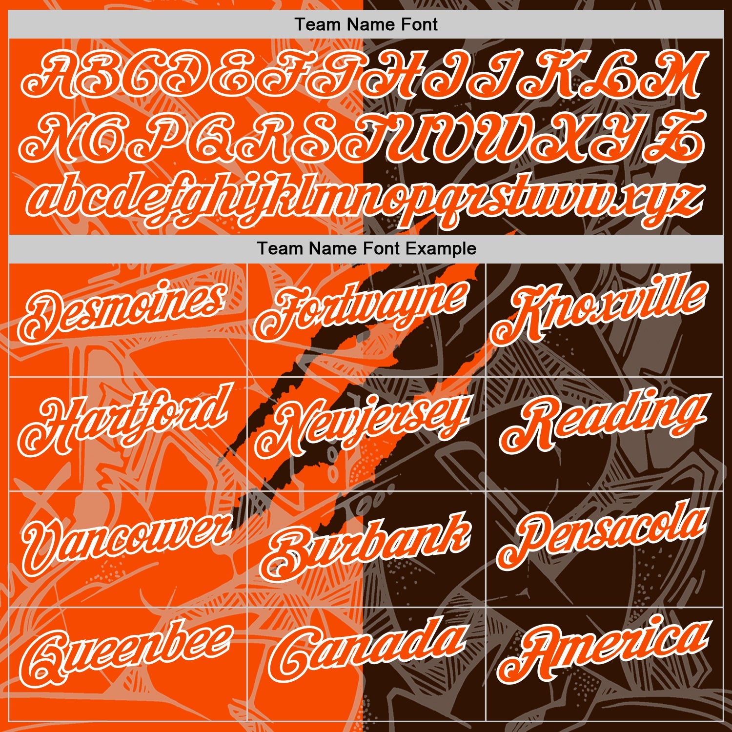 Custom Graffiti Pattern Orange Brown-White 3D Scratch Performance Polo Shirt view 4