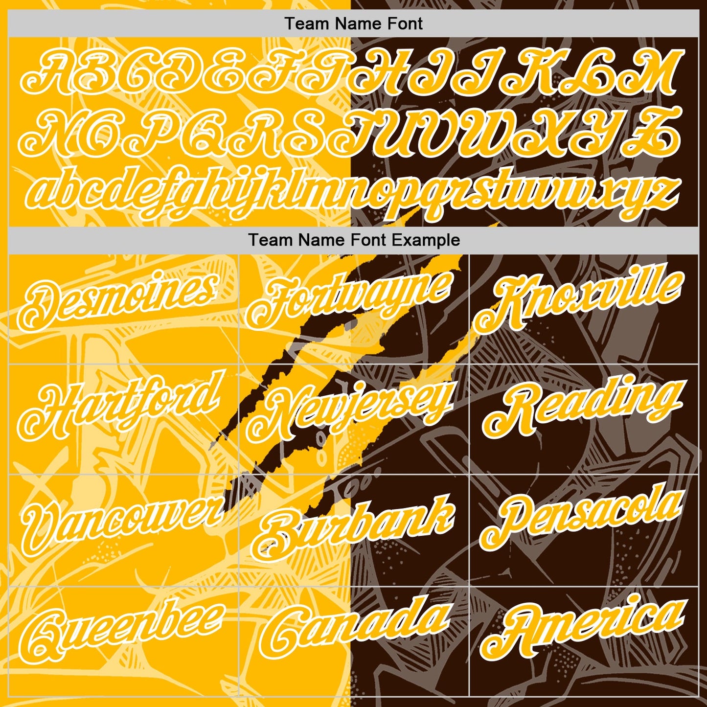Custom Graffiti Pattern Gold Brown-White 3D Scratch Performance Polo Shirt view 4
