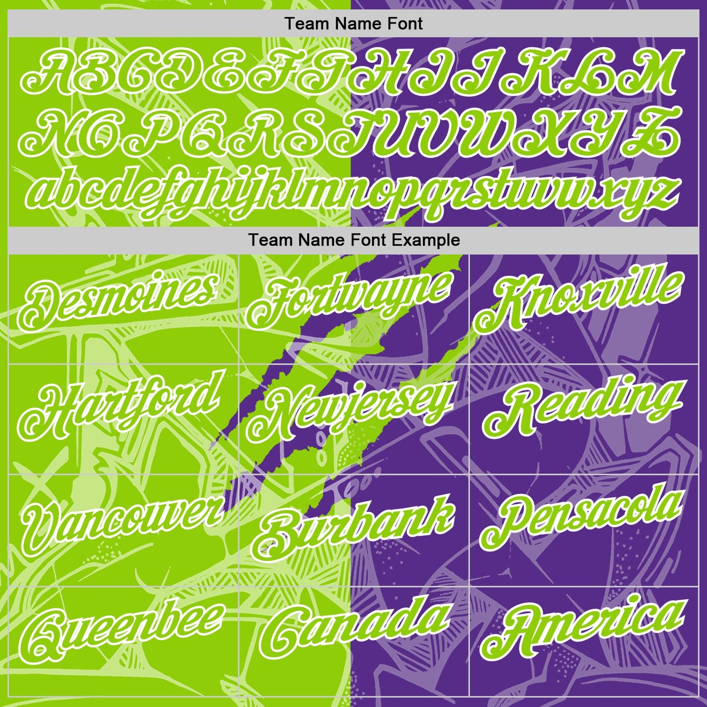 Custom Graffiti Pattern Neon Green Purple-White 3D Scratch Performance Polo Shirt view 4