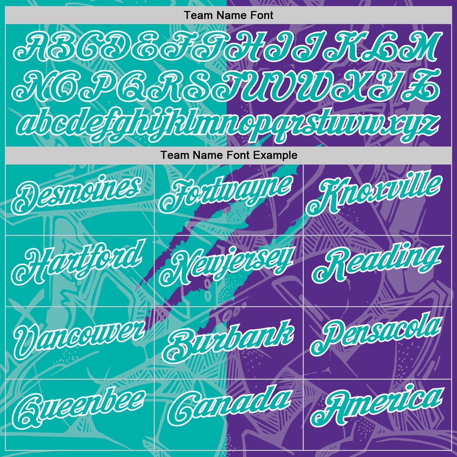 Custom Graffiti Pattern Aqua Purple-White 3D Scratch Performance Polo Shirt view 4