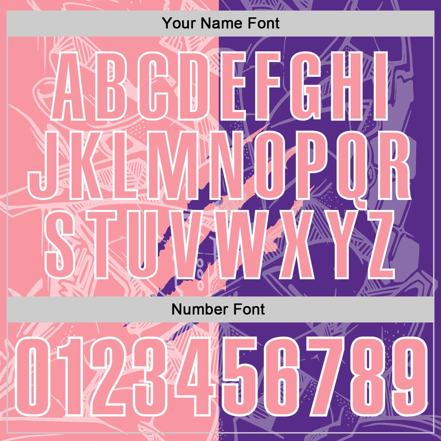 Custom Graffiti Pattern Medium Pink Purple-White 3D Scratch Performance Polo Shirt view 5
