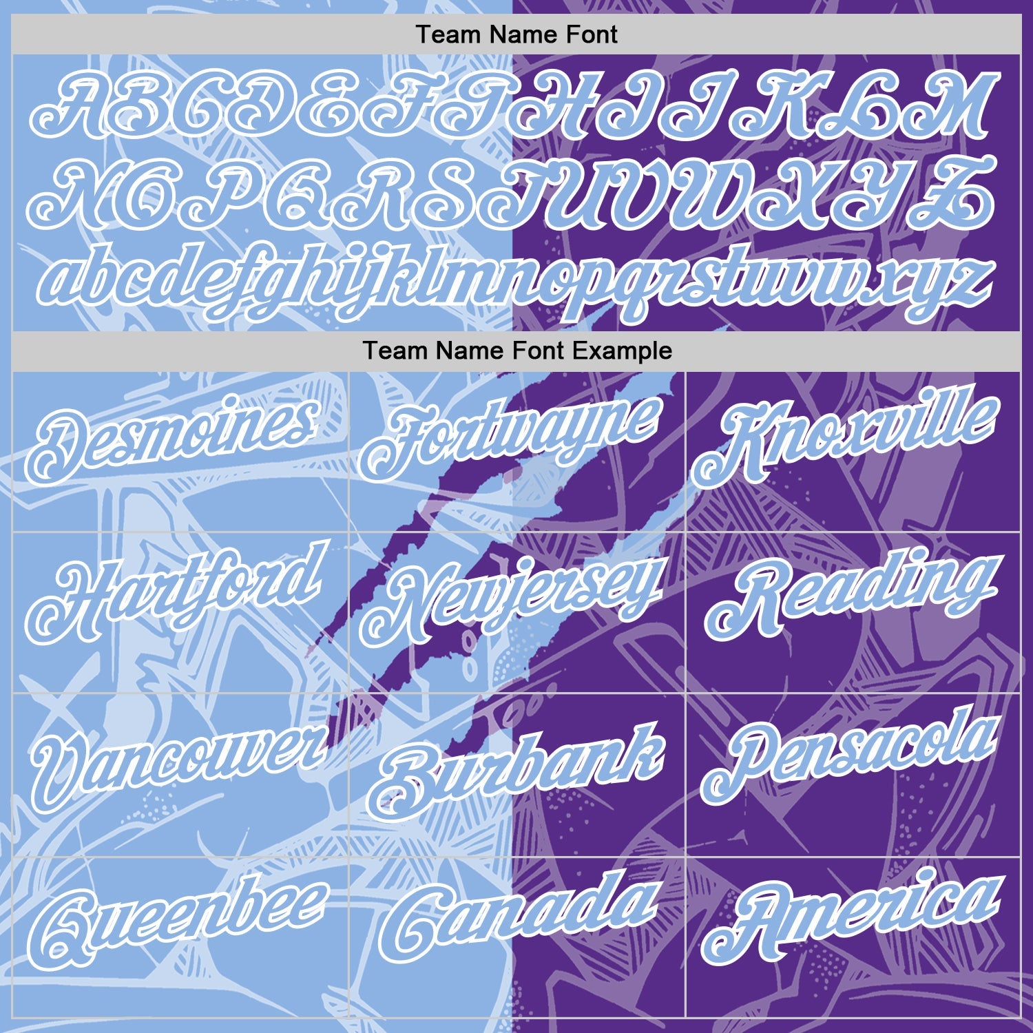 Custom Graffiti Pattern Light Blue Purple-White 3D Scratch Performance Polo Shirt view 4