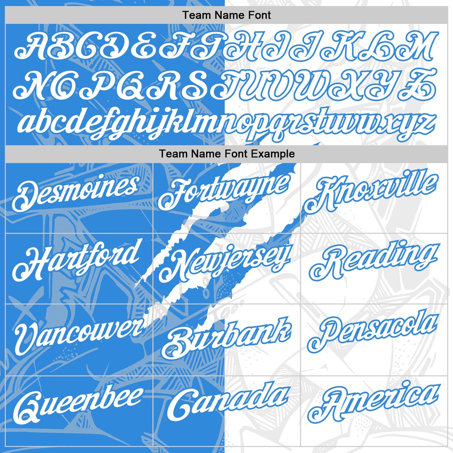 Custom Graffiti Pattern White-Powder Blue 3D Scratch Performance Polo Shirt view 4