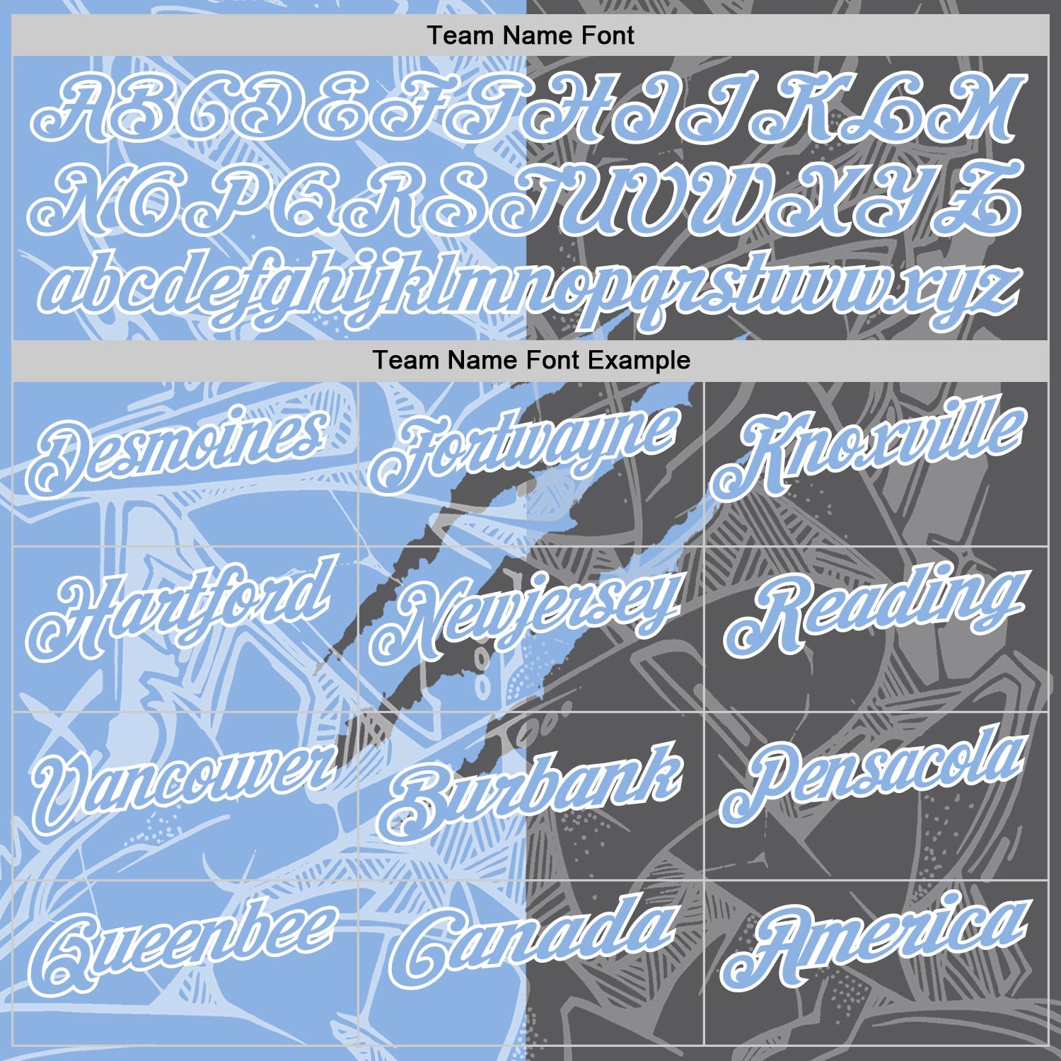 Custom Graffiti Pattern Light Blue Steel Gray-White 3D Scratch Performance Polo Shirt view 4