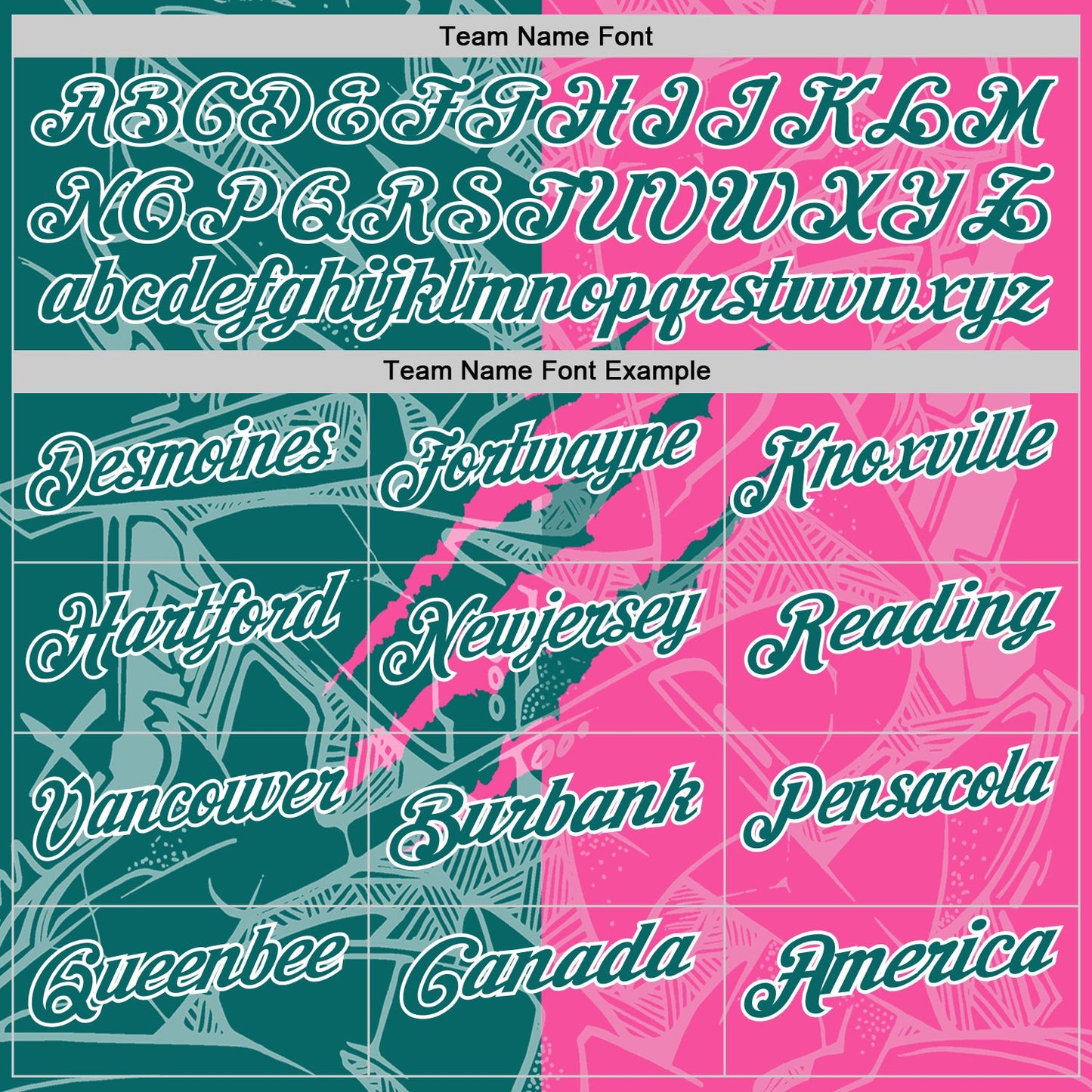 Custom Graffiti Pattern Teal Pink-White 3D Scratch Performance Polo Shirt view 4
