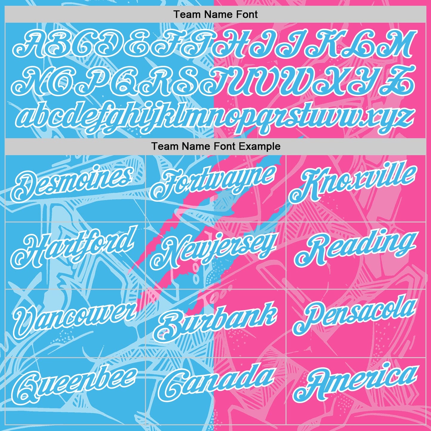Custom Graffiti Pattern Sky Blue Pink-White 3D Scratch Performance Polo Shirt view 4