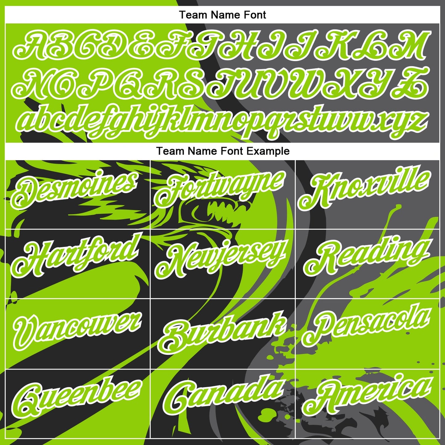 Custom Black Neon Green Steel Gray-White 3D Pattern Design Animal Wolf And Splash Performance Polo Shirt view 4
