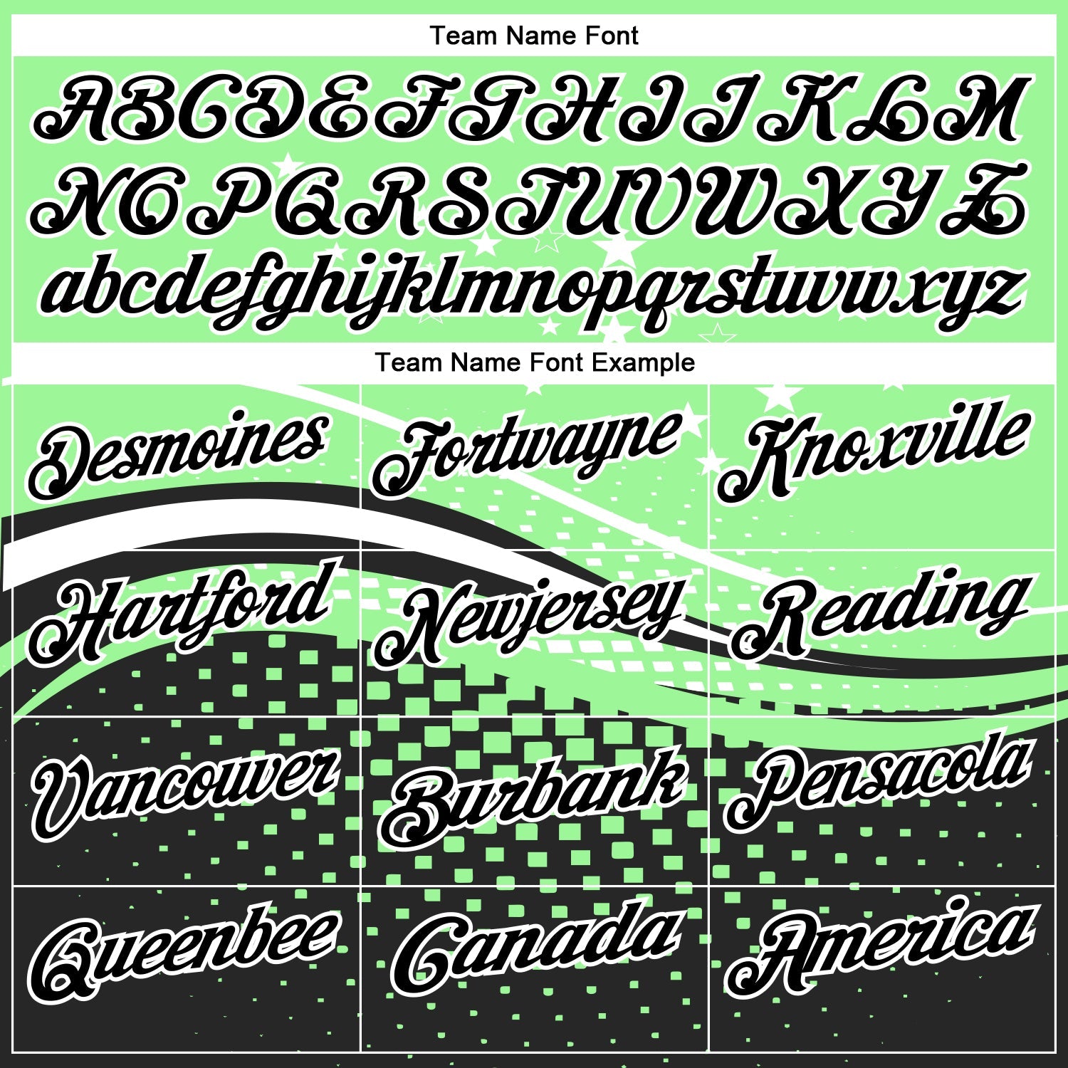 Custom Pea Green Black-White 3D Pattern Design Star And Geometric Shapes Performance Polo Shirt view 4