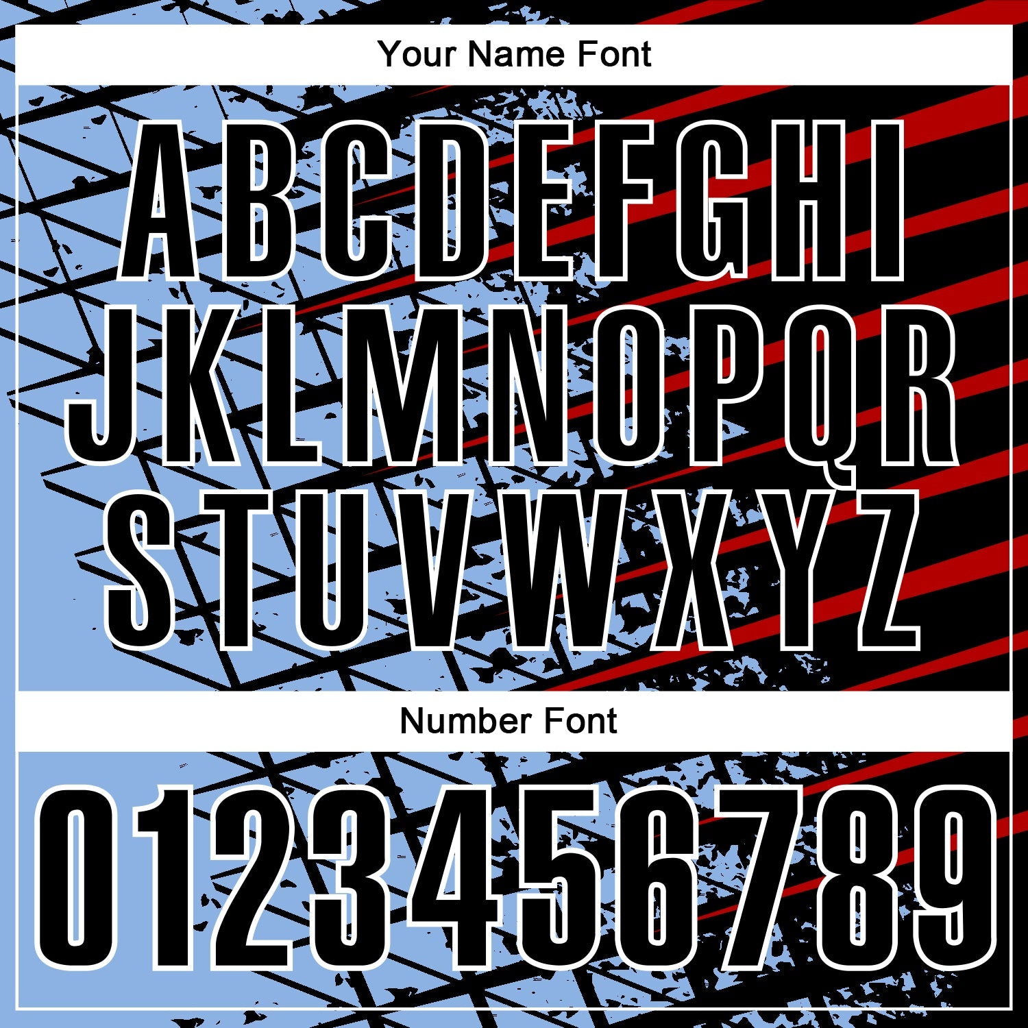 Custom Black Light Blue Red-White 3D Pattern Design Grid And Fragment Art Performance Polo Shirt view 5