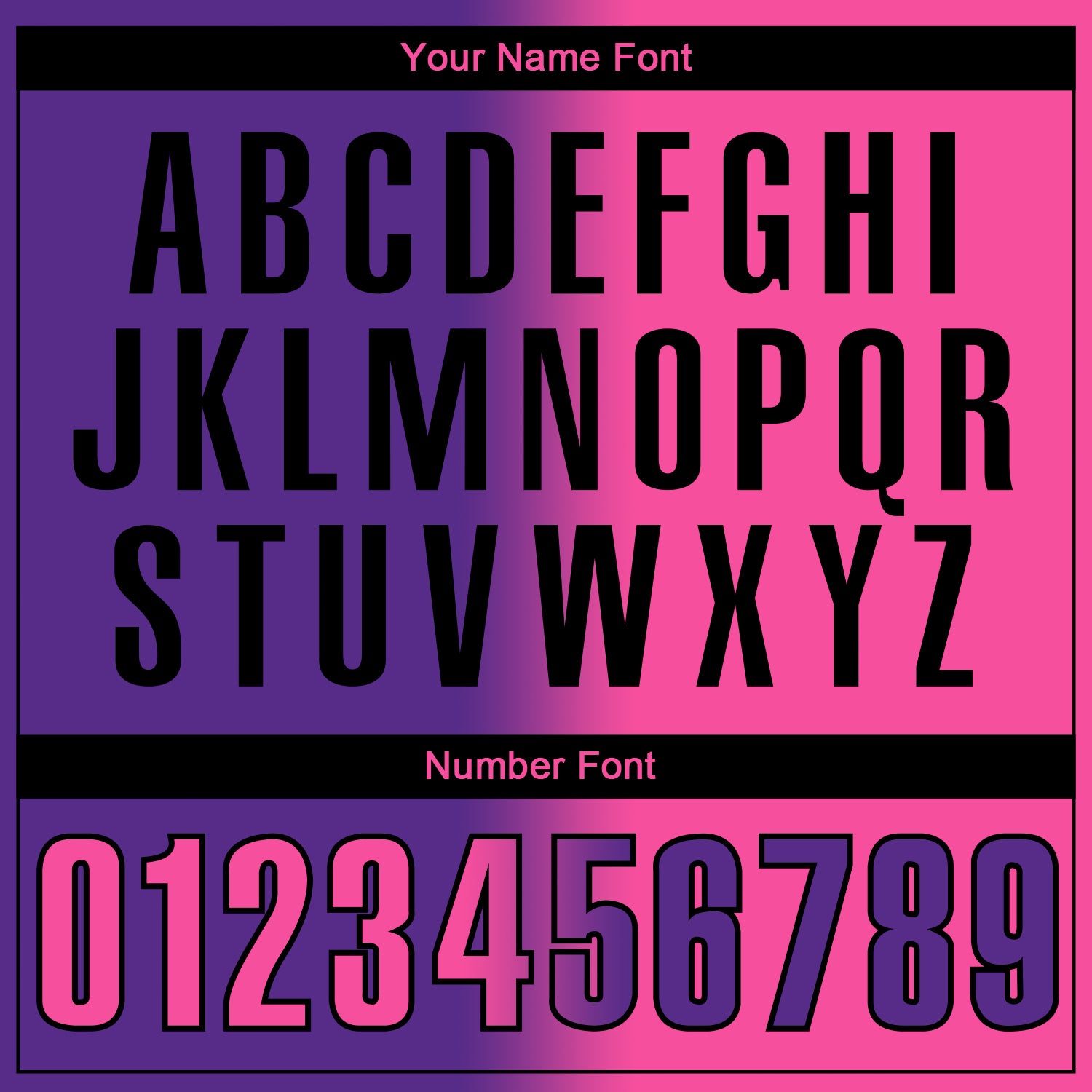 Custom Purple Pink-Black 3D Gradient Fashion Performance Polo Shirt view 5