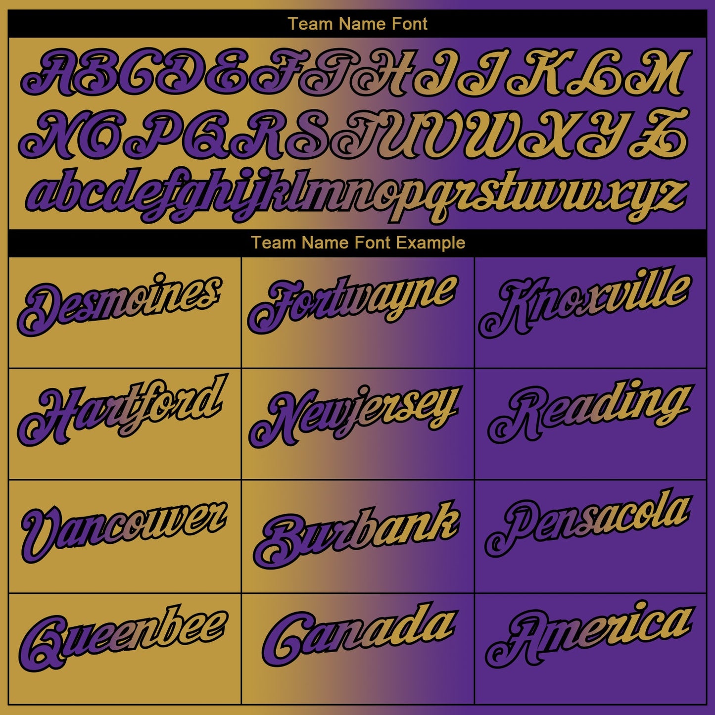 Custom Purple Old Gold-Black 3D Gradient Fashion Performance Polo Shirt view 4