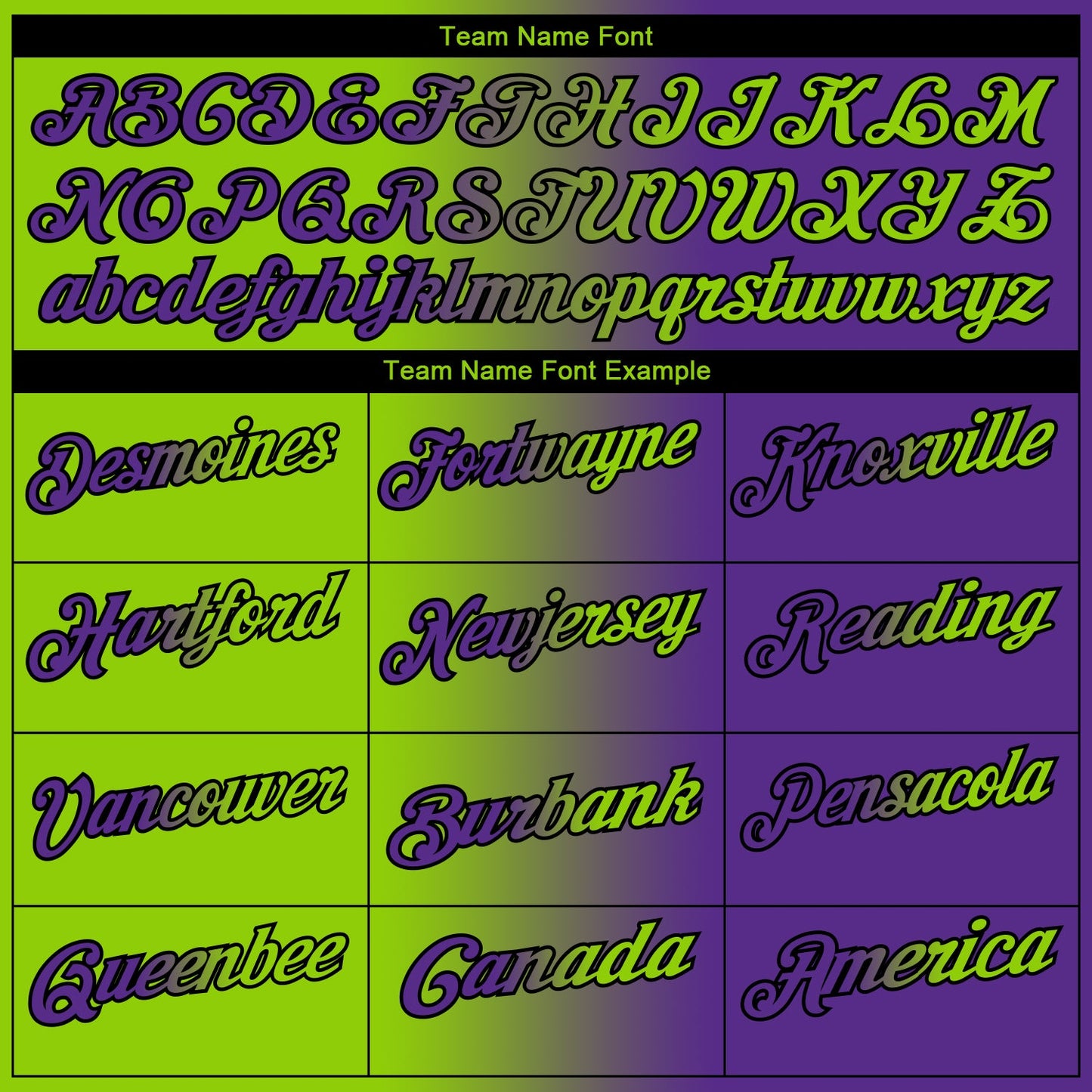Custom Purple Neon Green-Black 3D Gradient Fashion Performance Polo Shirt view 4