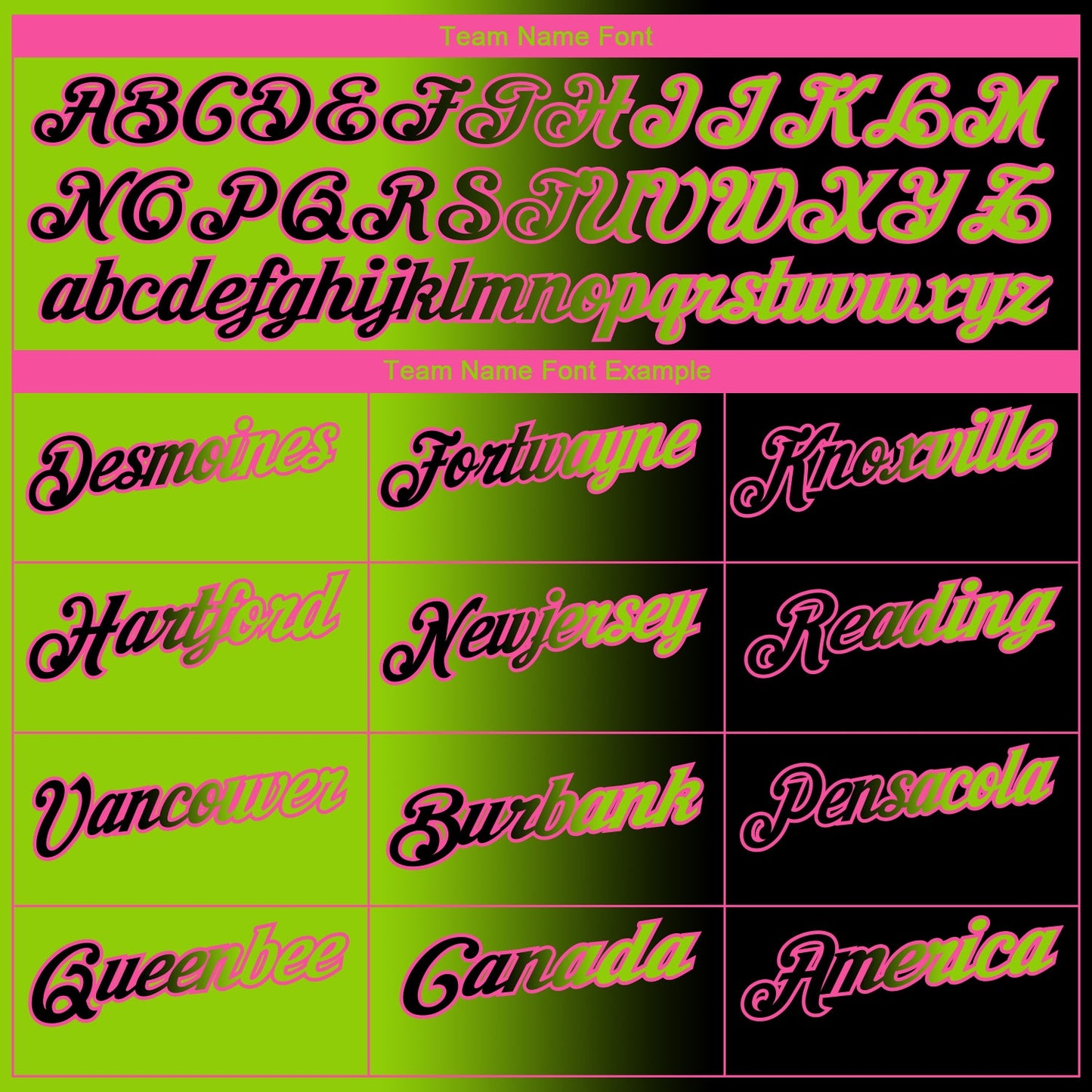 Custom Black Neon Green-Pink 3D Gradient Fashion Performance Polo Shirt view 4