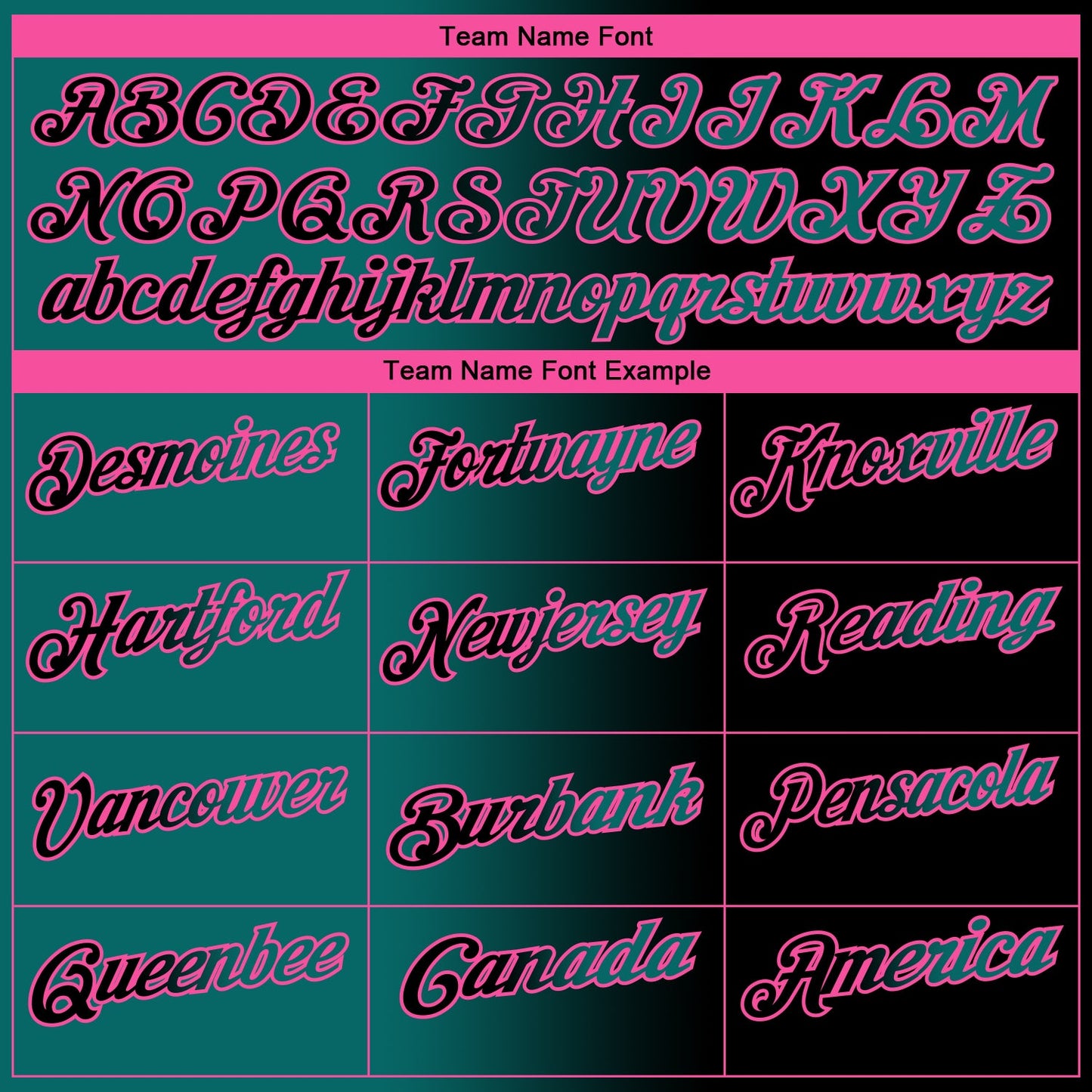 Custom Black Teal-Pink 3D Gradient Fashion Performance Polo Shirt view 4