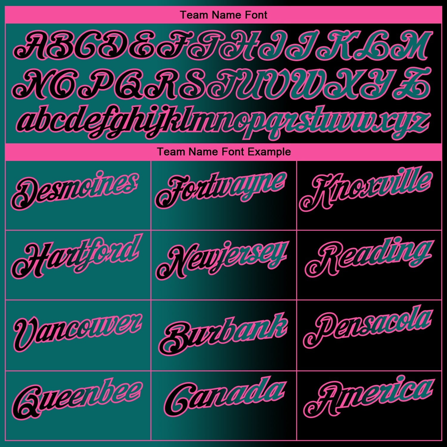 Custom Black Teal-Pink 3D Gradient Fashion Performance Polo Shirt view 4