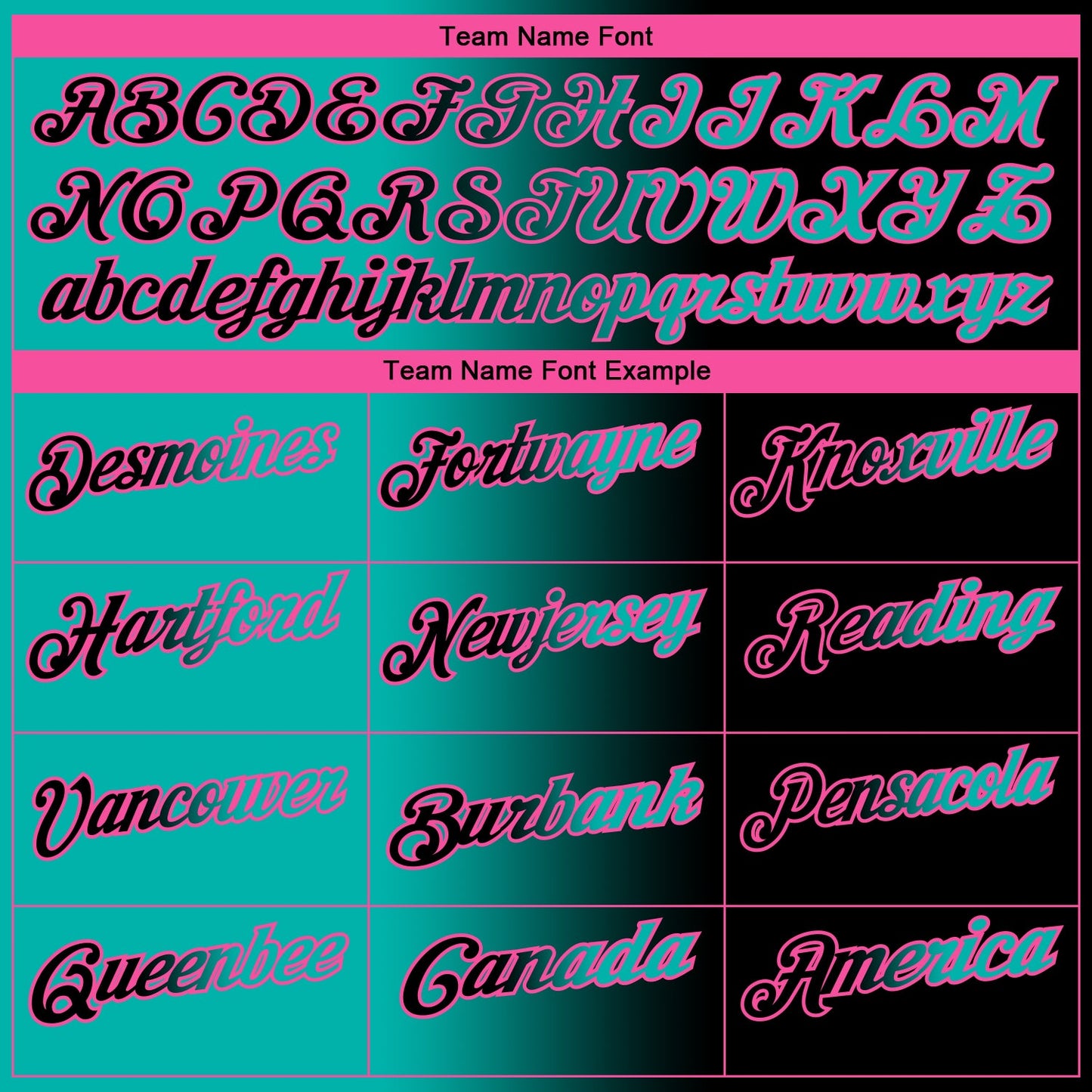 Custom Black Aqua-Pink 3D Gradient Fashion Performance Polo Shirt view 4