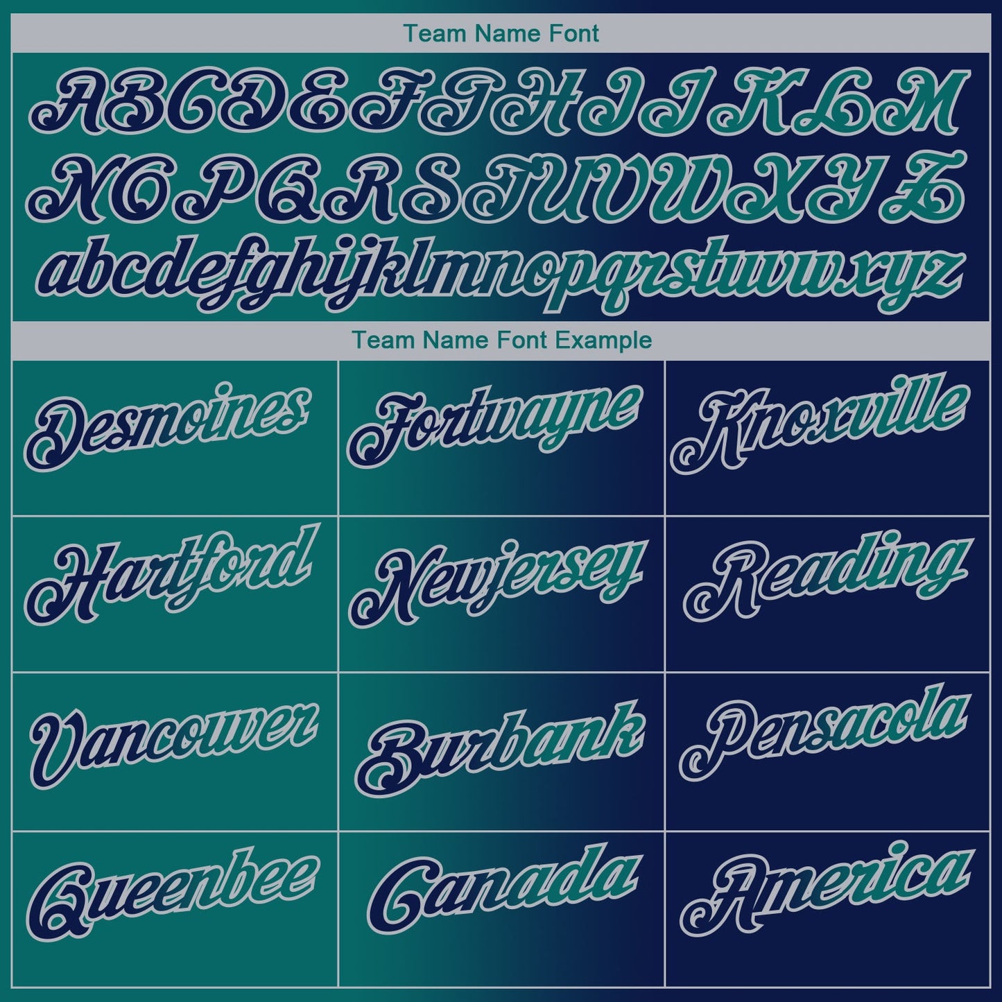 Custom Navy Teal-Gray 3D Gradient Fashion Performance Polo Shirt view 4