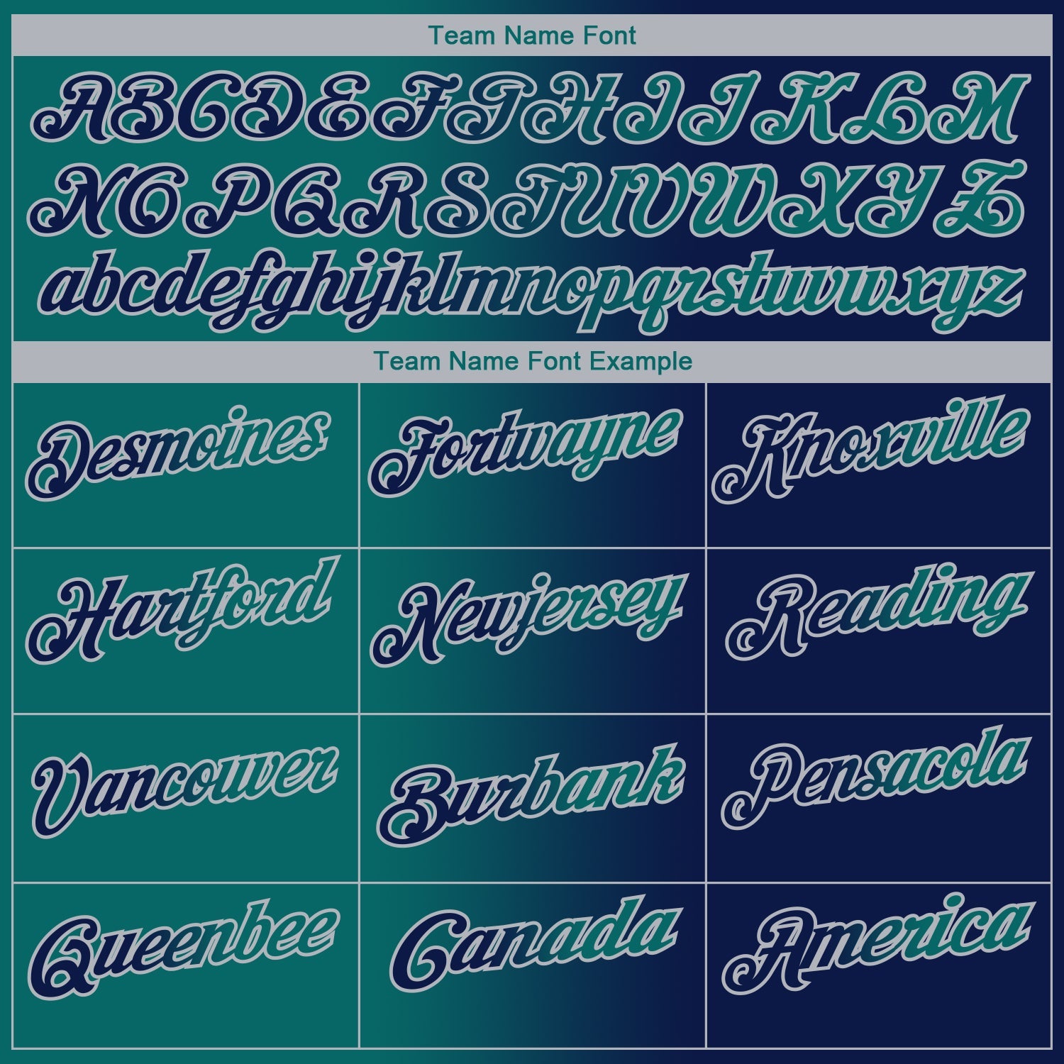 Custom Navy Teal-Gray 3D Gradient Fashion Performance Polo Shirt view 4