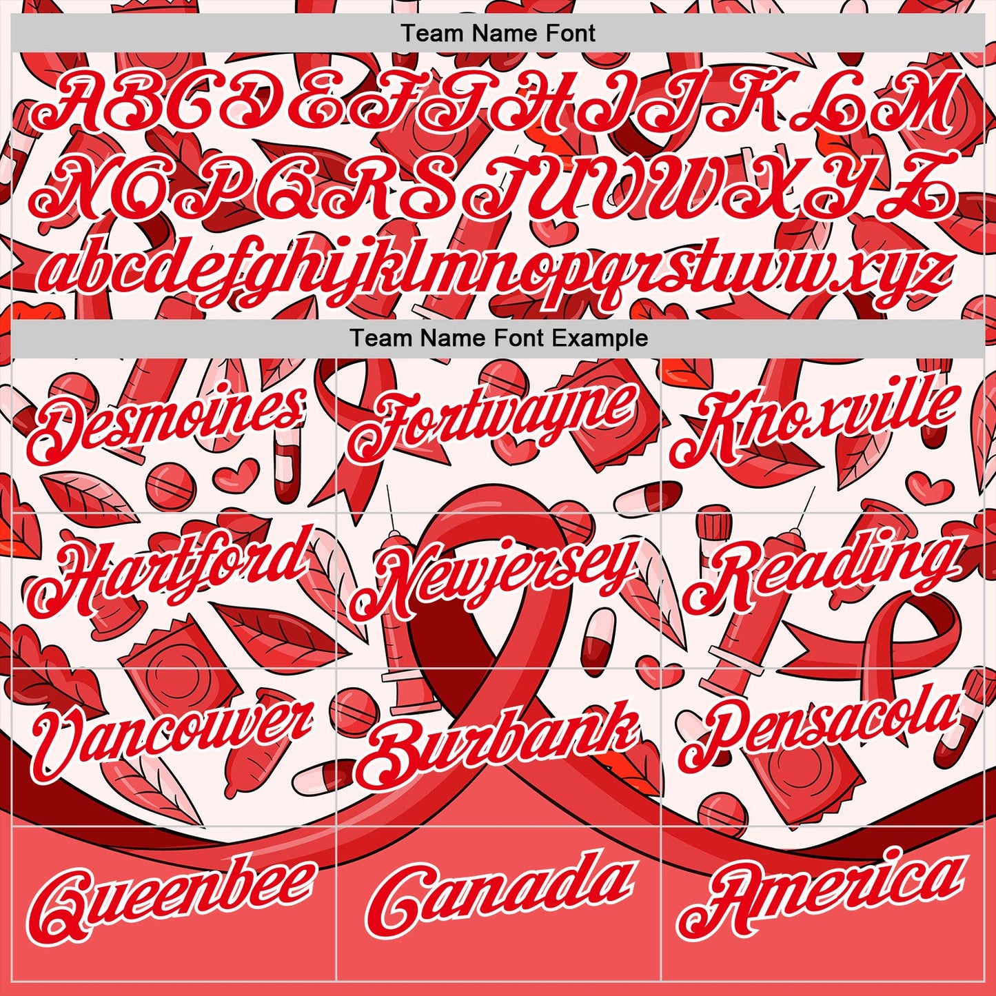 Custom Fire Red White 3D Pattern Design Red Ribbon Blood Cancer Cancer Awareness Performance Polo Shirt view 4