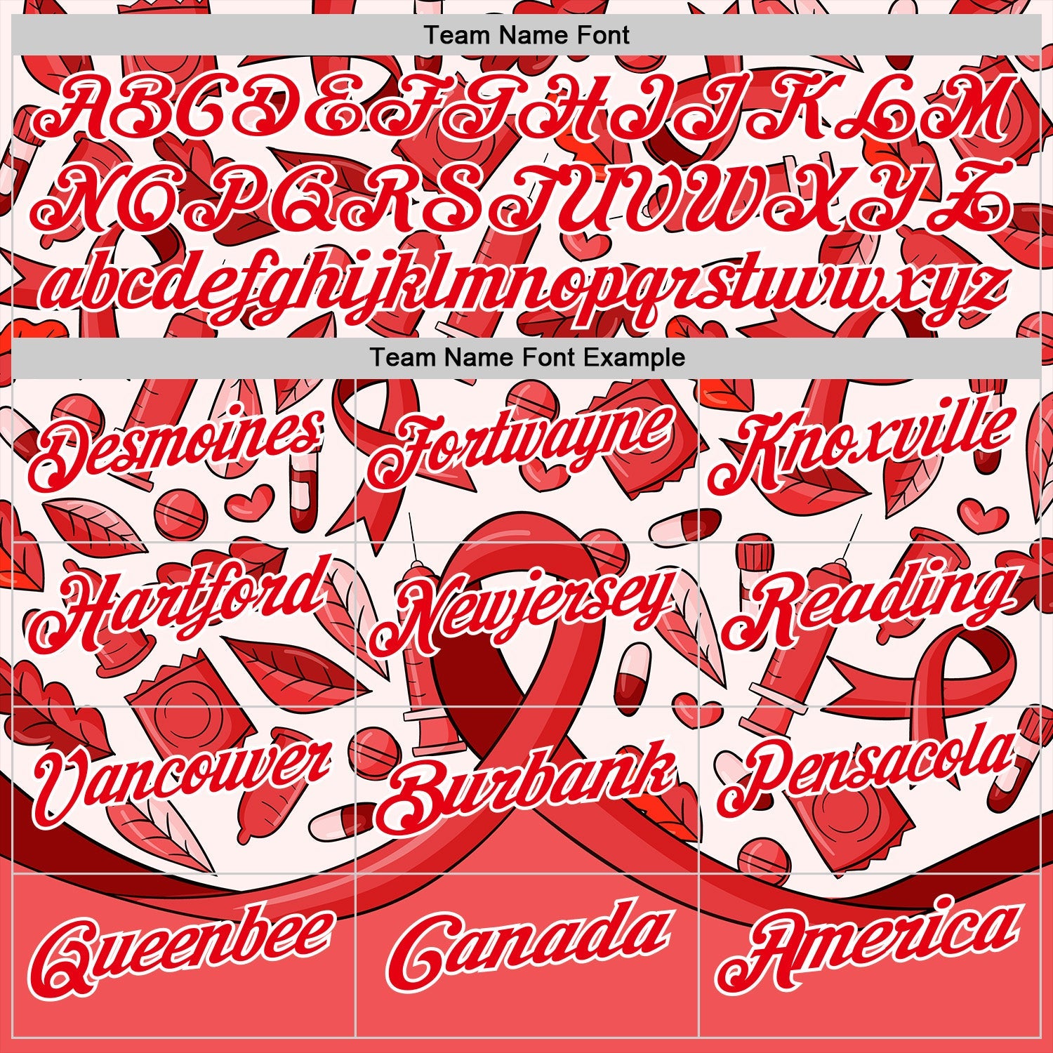 Custom Fire Red White 3D Pattern Design Red Ribbon Blood Cancer Cancer Awareness Performance Polo Shirt view 4