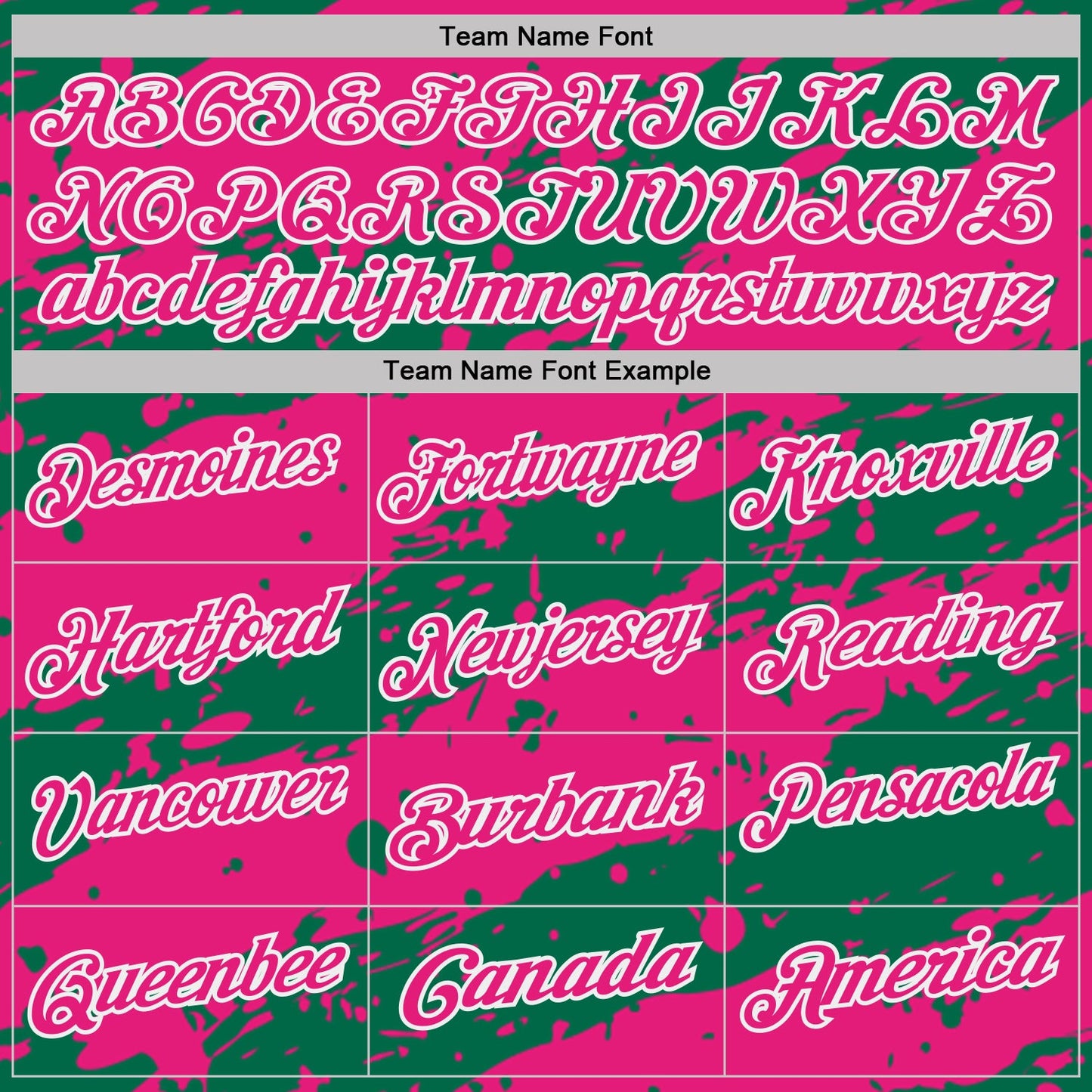 Custom Kelly Green Hot Pink-White Paint Splash Stripe Performance Polo Shirt view 4