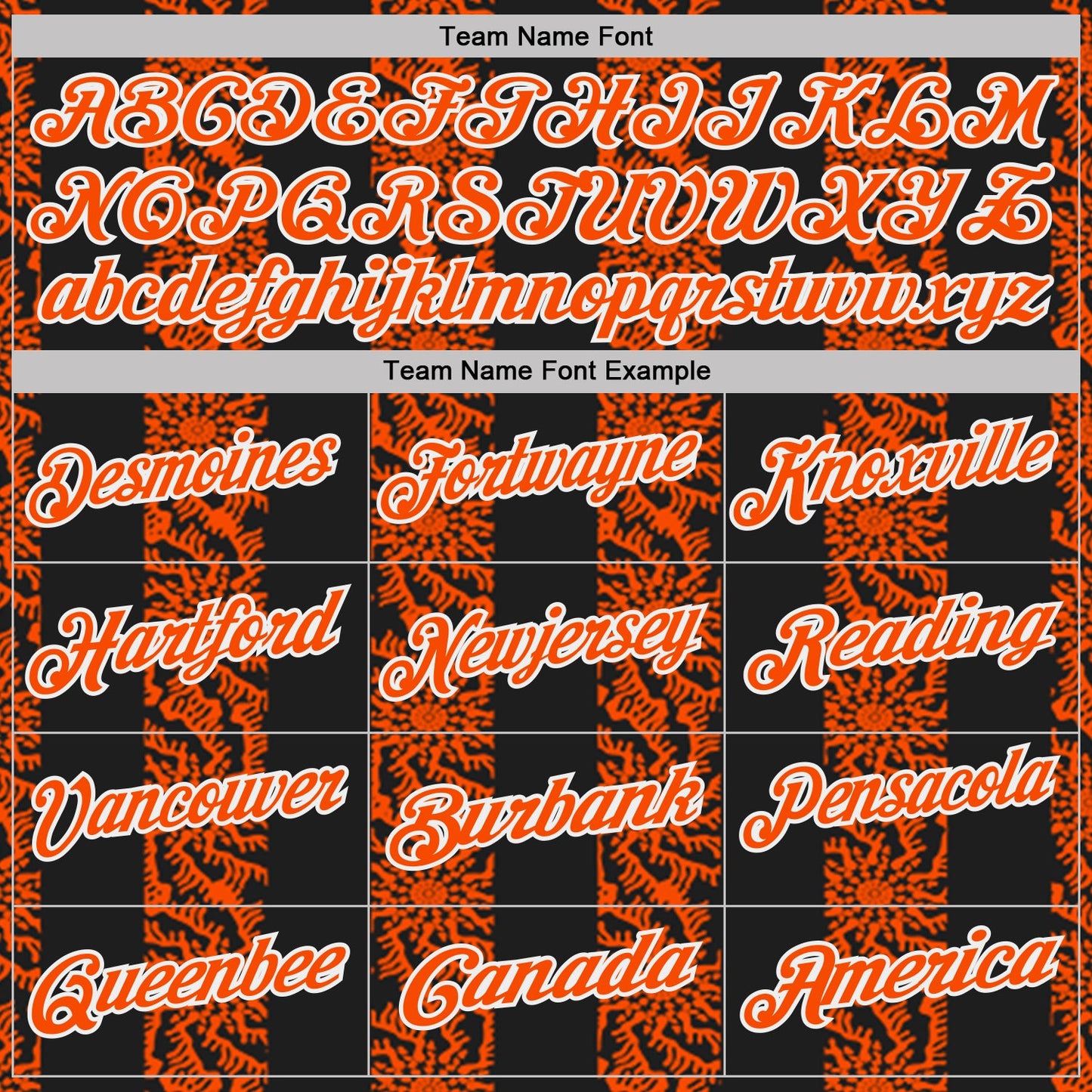 Custom Black Orange-White Abstract Floral Stripe Tribal Performance Polo Shirt view 4