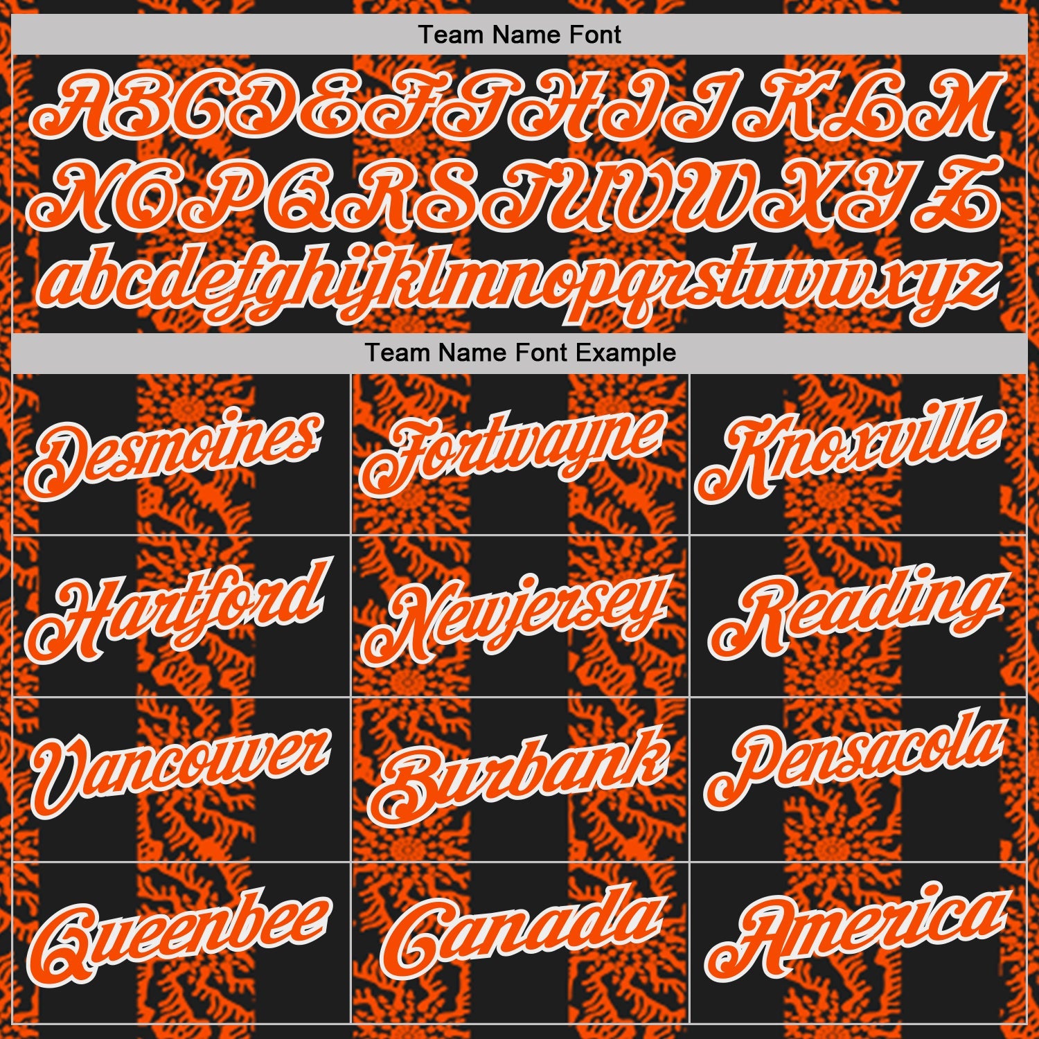 Custom Black Orange-White Abstract Floral Stripe Tribal Performance Polo Shirt view 4