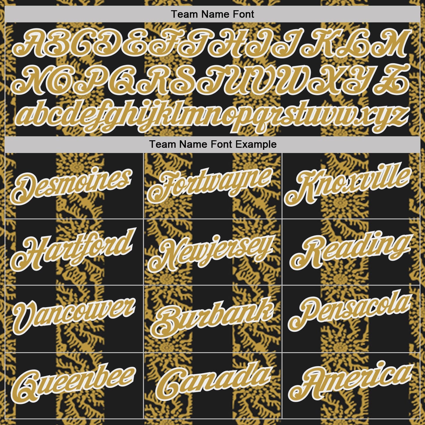 Custom Black Old Gold-White Abstract Floral Stripe Tribal Performance Polo Shirt view 4